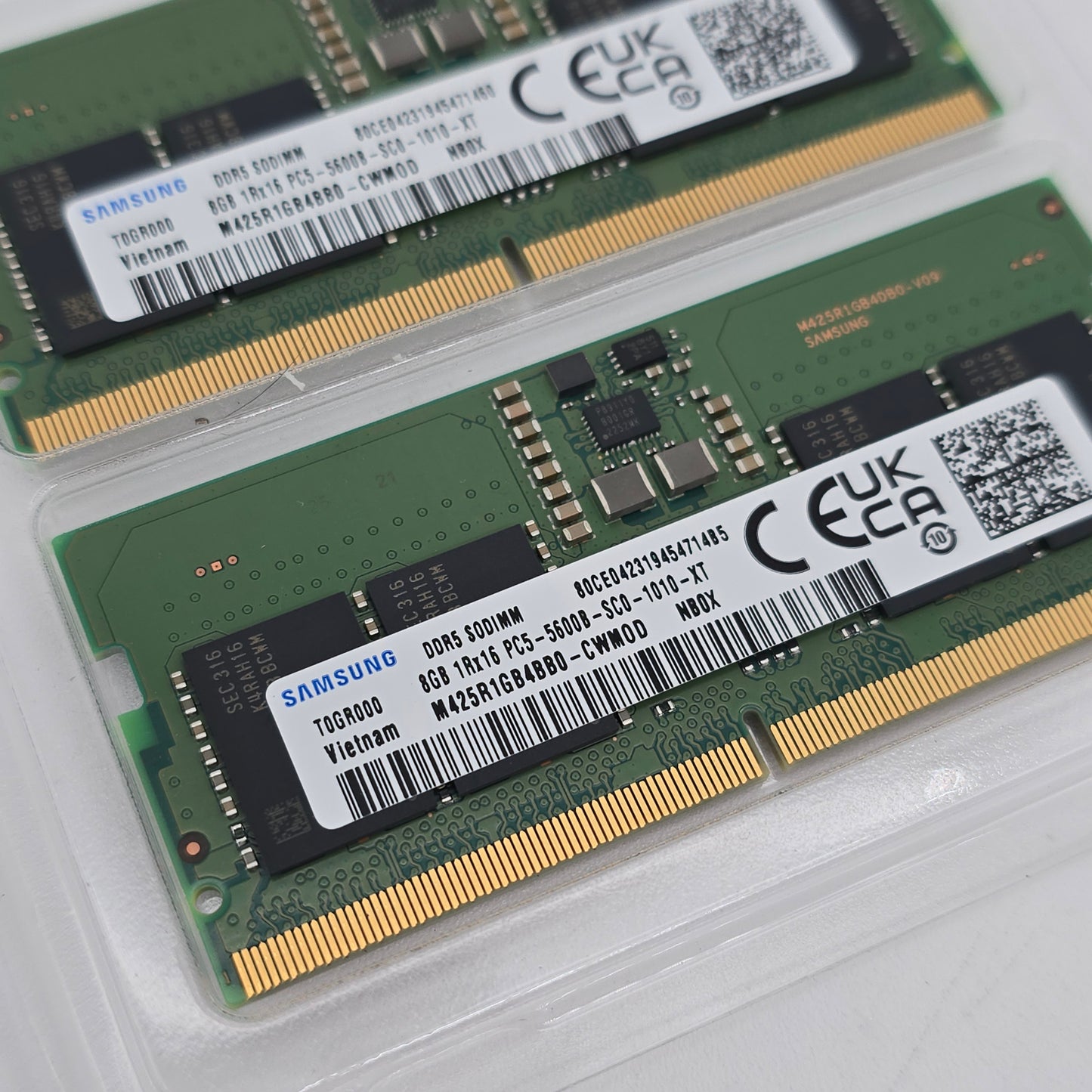 16GB DDR5 SODIMM RAM, Samsung 2x8GB Sticks, 5600MHz, Memory for Laptop