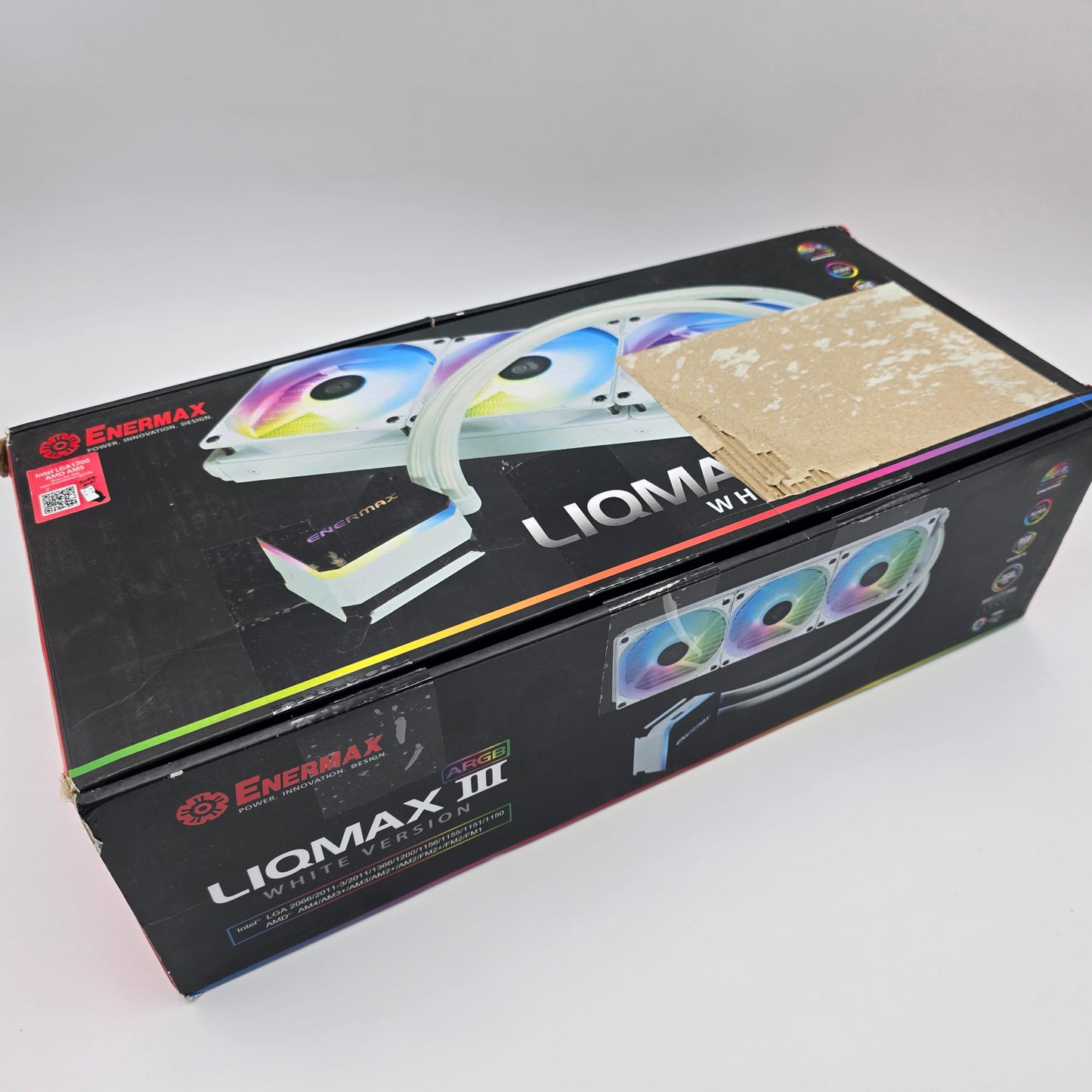 Enermax Liqmax III 360mm AIO RGB Liquid Cooler for CPU, White