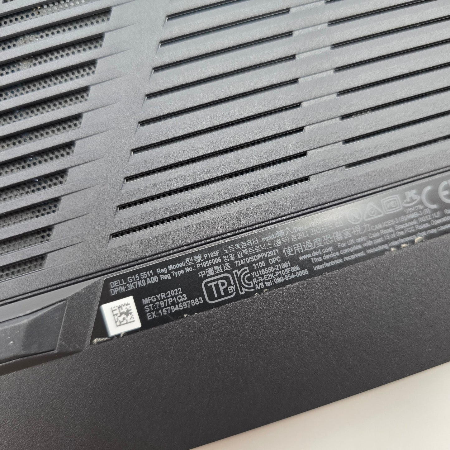 Dell G15 Gaming Laptop, RTX 3050, Intel i7-11800H, FHD 120Hz