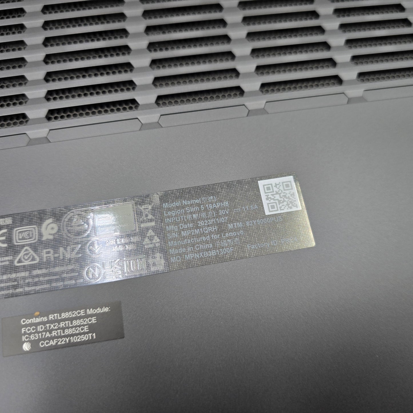 Lenovo Legion Slim 5, RTX 4060, Ryzen 7 7840HS, 32GB DDR5, Brand New Gaming Laptop