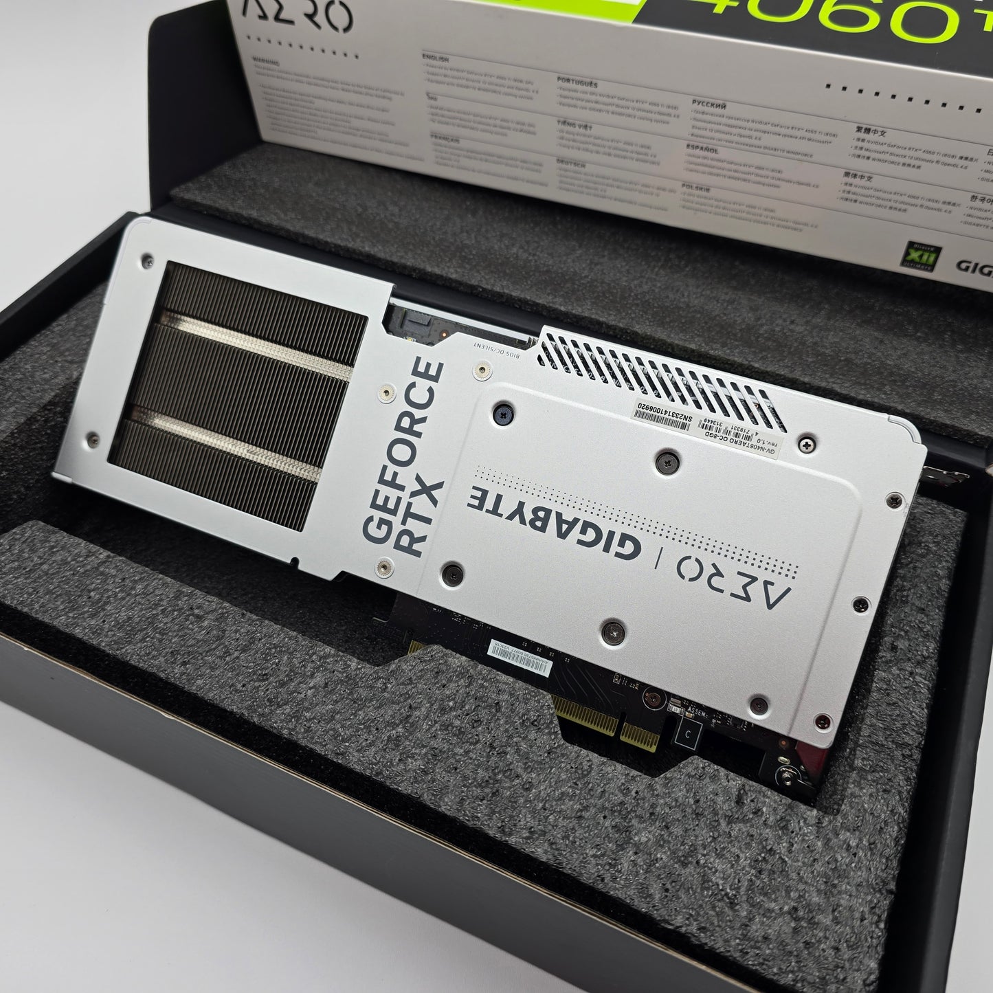 RTX 4060Ti Gigabyte AERO OC 8GB, NVIDIA Gaming Graphics Card