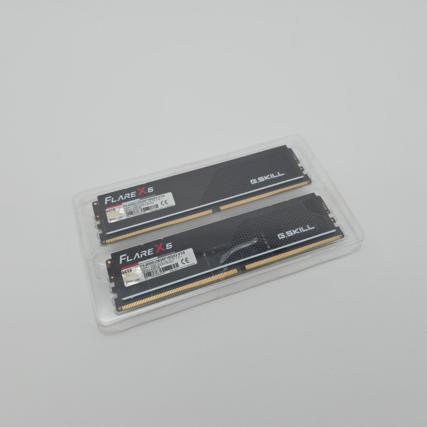 32GB DDR5 G.Skill FlareX 6000MHz RAM, CL36-36-36-96