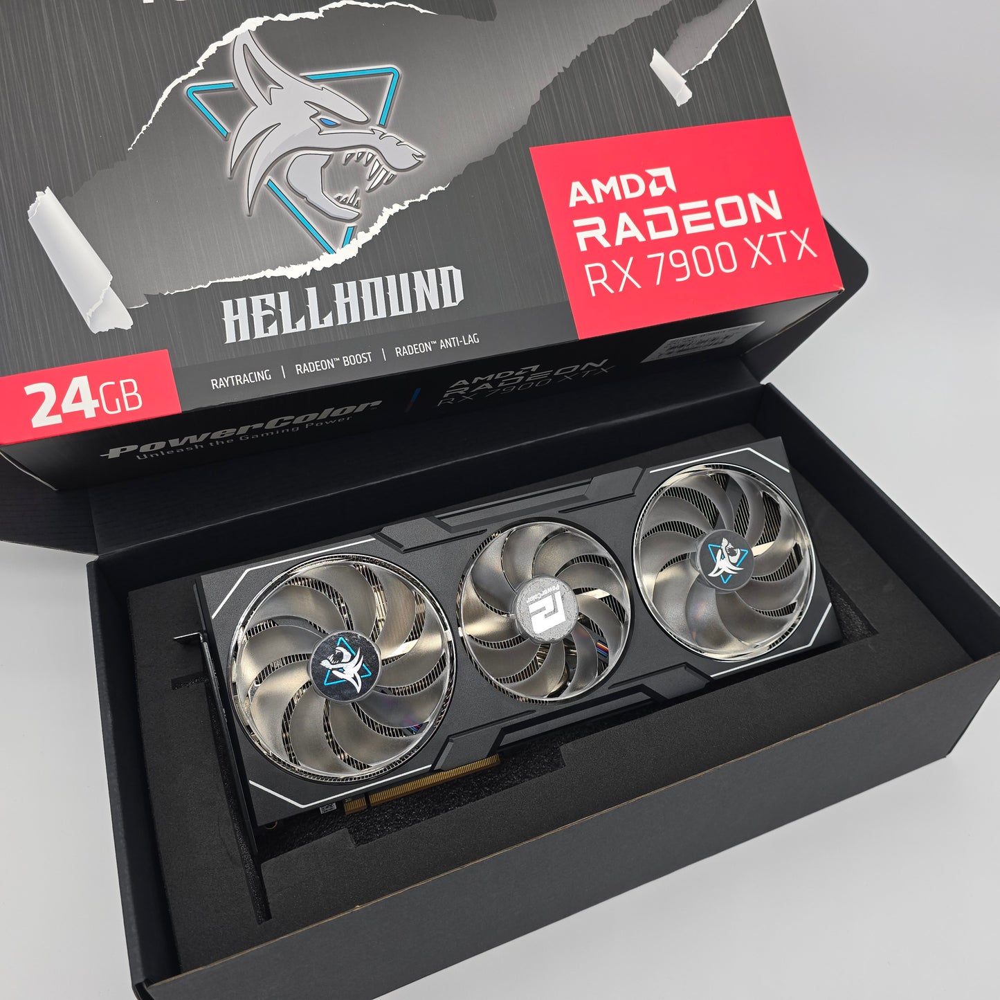 RX 7900XTX PowerColor Hellhound 24GB, AMD RADEON Gaming Graphics Card GPU