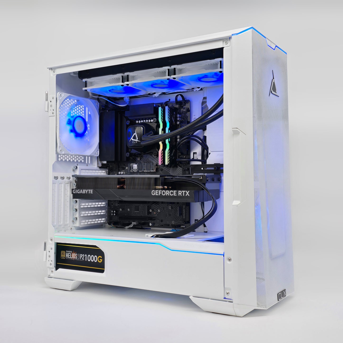 RTX 4080 Super, Intel i9-14900KF, 32GB DDR5, 9TB, Custom Liquid Cooled White Gaming PC