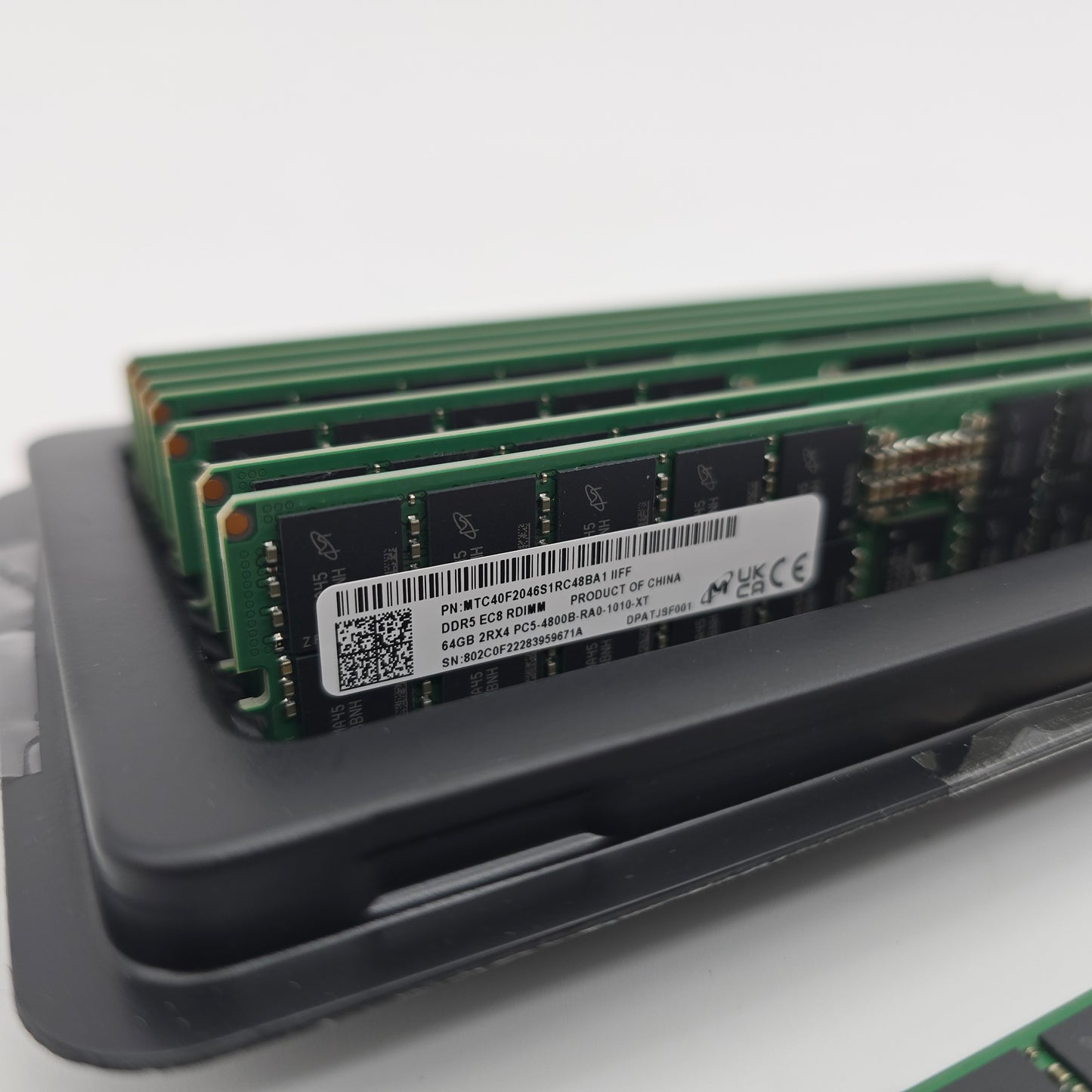 512GB Micron DDR5 ECC RDIMM 8x64GB Kit, 4800MHz, 2RX4, Micron Server Workstation RAM Memory Kit
