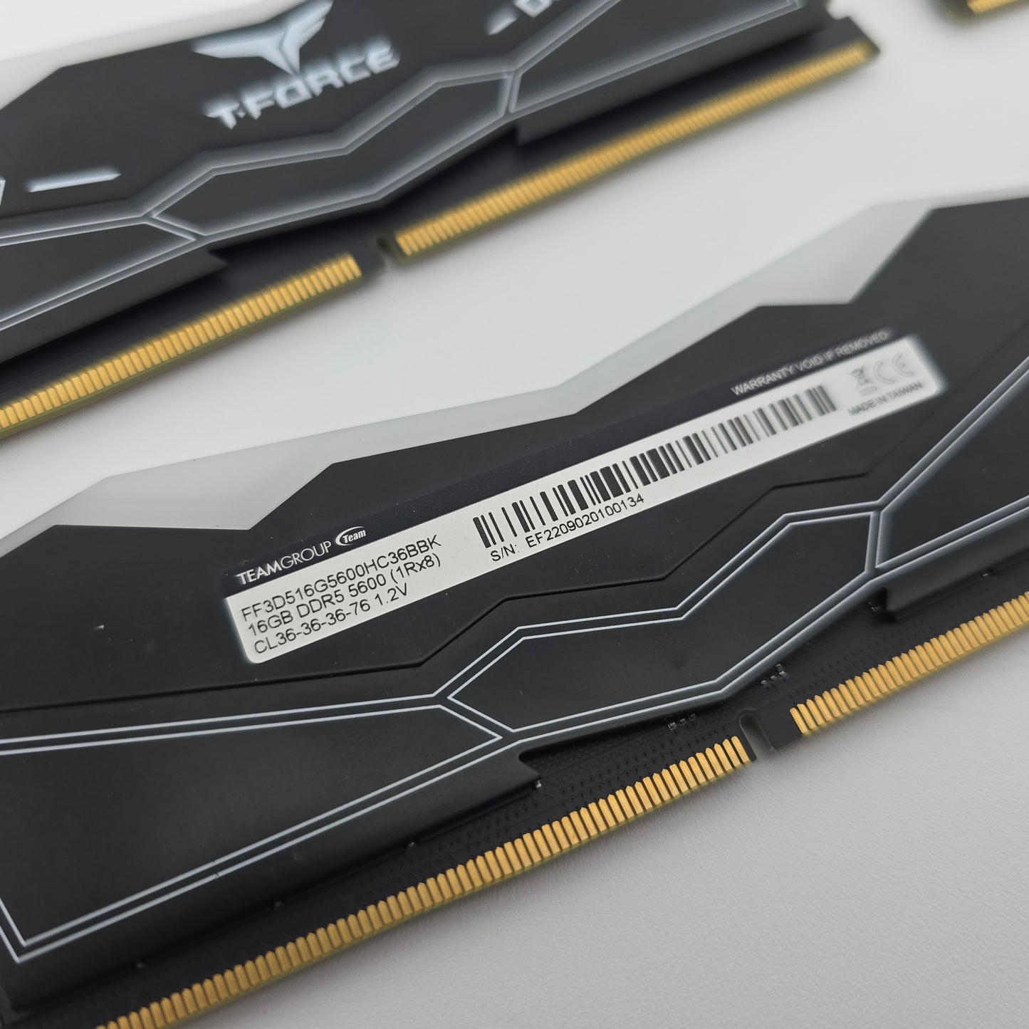 64GB DDR5 RAM Teamgroup RGB Memory, 4x16GB Sticks, 5600MHz, CL36-36-36-76