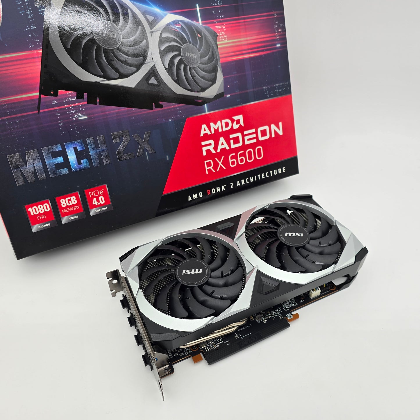 RX 6600 MSI MECH OC 8GB, AMD Gaming Graphics Card GPU