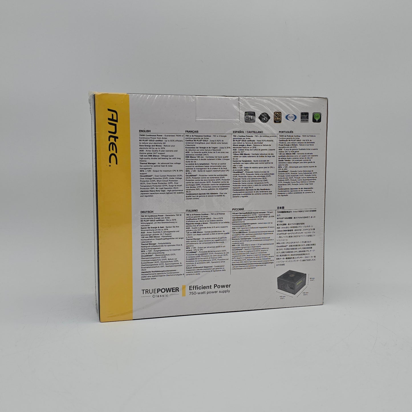 Antec TruePower Classic Series 750W Power Supply PSU for PC