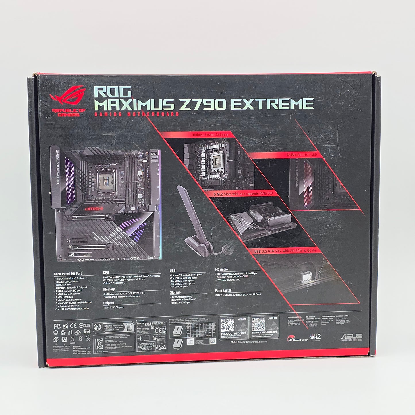ASUS ROG Maximus Z790 Extreme Gaming Motherboard, Intel Core i9-12900K Processor CPU Combo