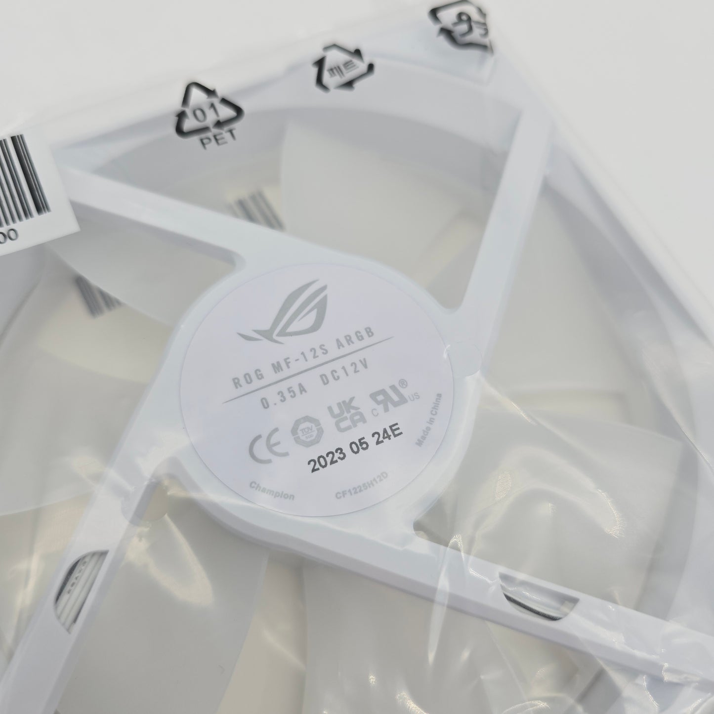 ASUS ROG MF-12S White ARGB Fan 120mm, from ASUS ROG RYUJIN III AIO Liquid Cooler