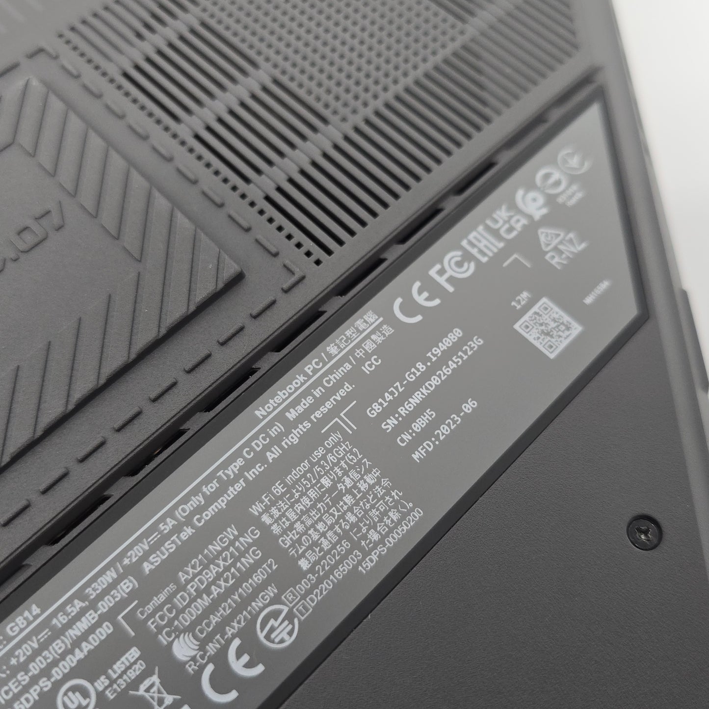 ASUS ROG STRIX G18 Gaming Laptop, RTX 4080, I9-13980HX, 64GB DDR5, 240Hz 18" Screen