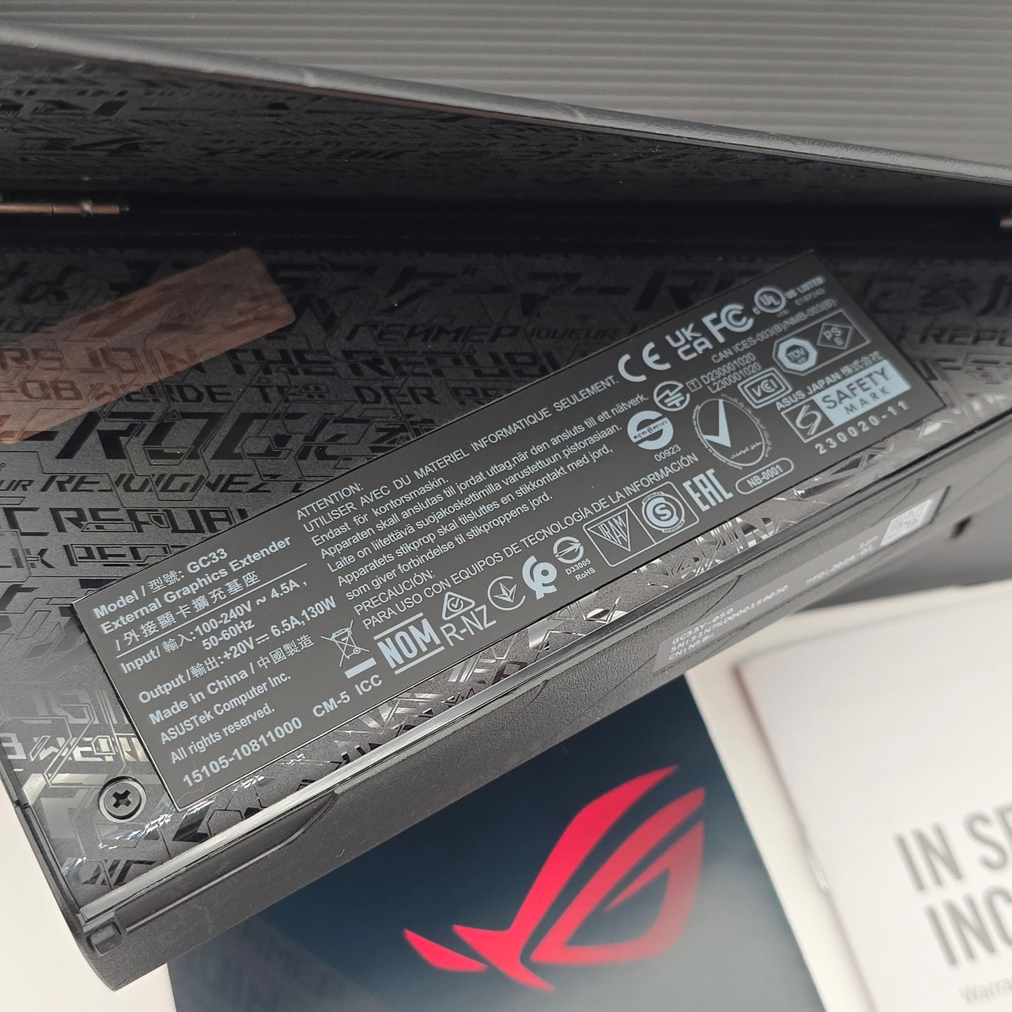 ASUS ROG XG Mobile RTX 4090 External Graphics Card GPU NVIDIA