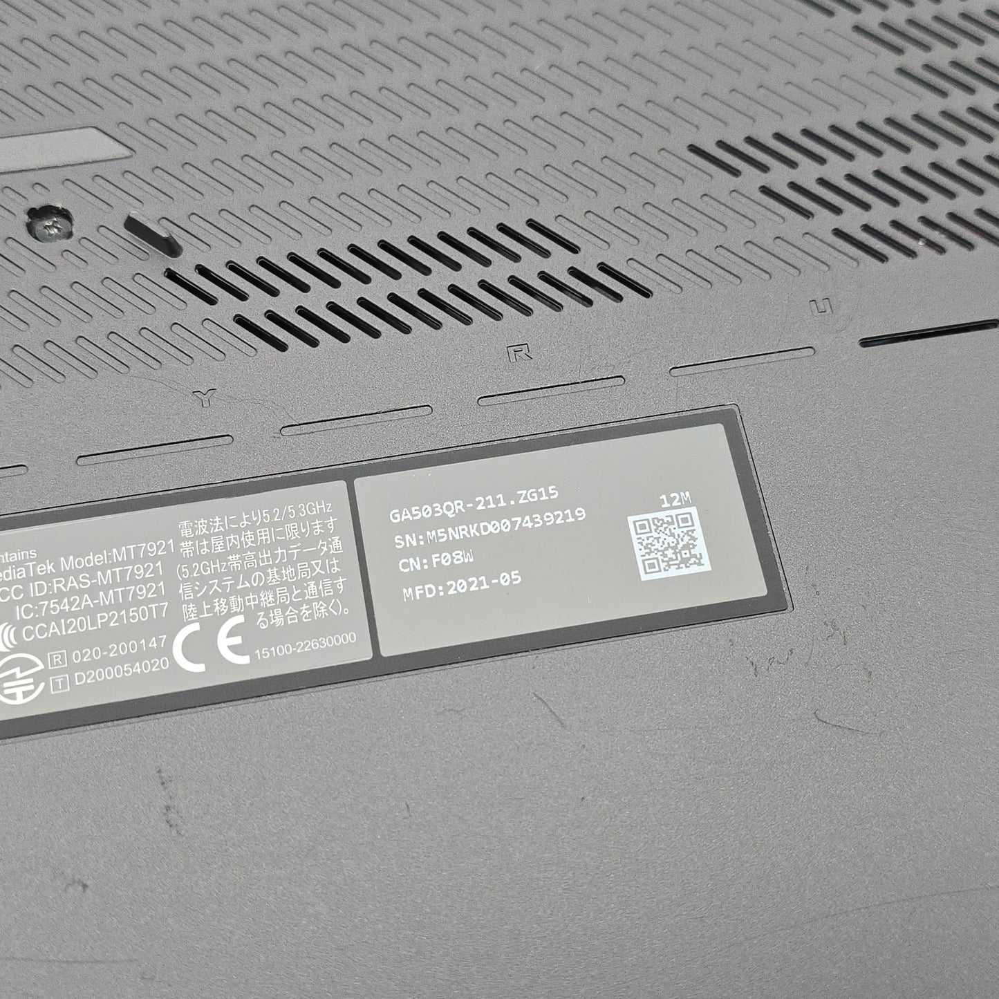 ASUS ROG Zephyrus G15, RTX 3070, Ryzen 9 5900HS, 16GB, 1TB, QHD 165Hz Gaming Laptop