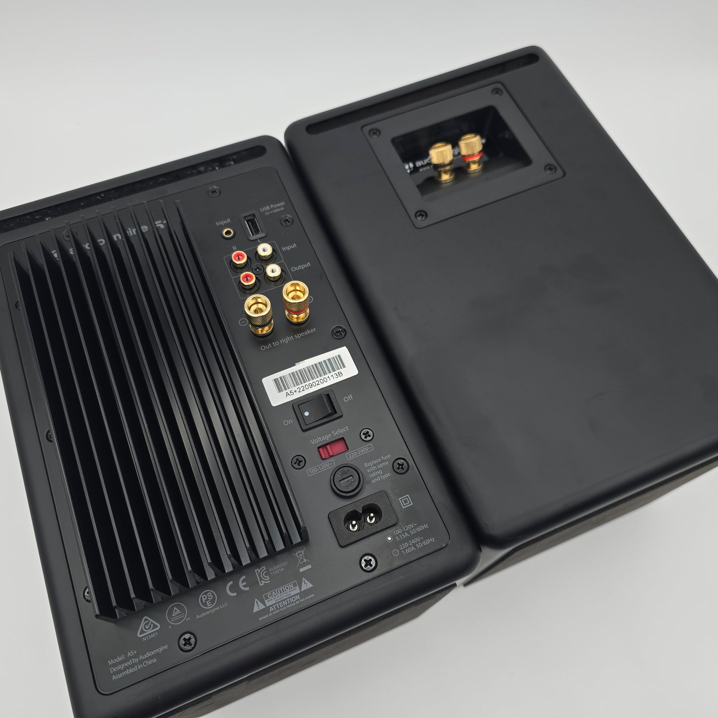 Audioengine A5+ Premium Powered Bookshelf Speakers for PC, Home Audio, Black