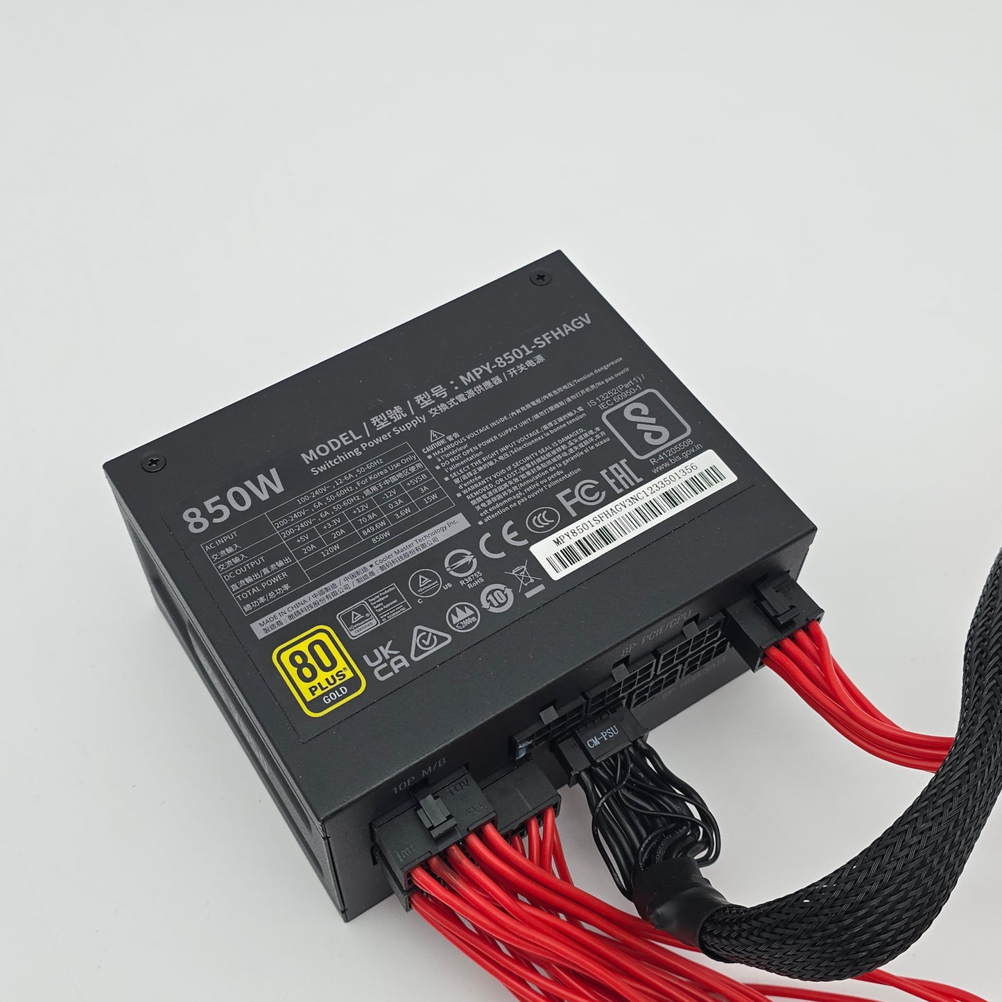 Cooler Master V850 SFX Power Supply PSU, 80+ Gold Fully Modular