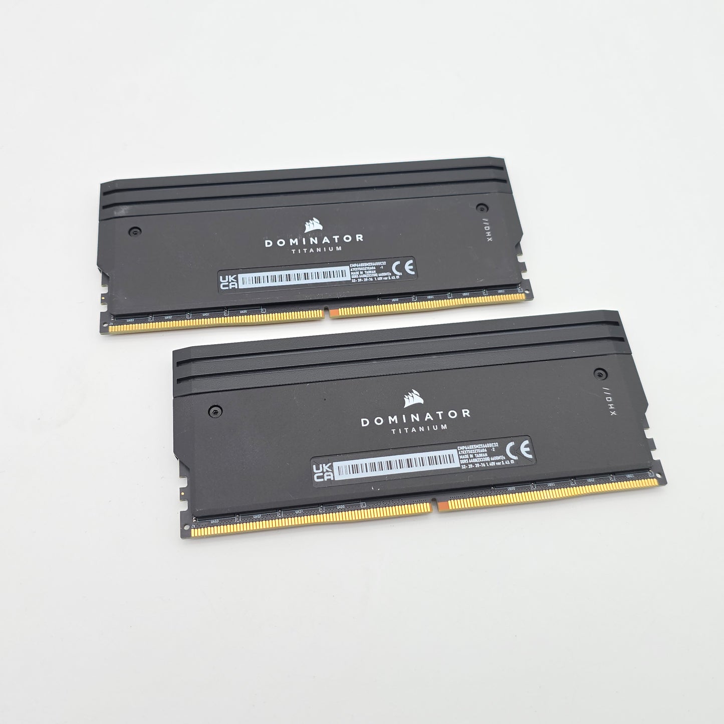 Corsair Dominator Titanium Black 64GB DDR5, 6600MHz, CL32-39-39-76, Desktop Gaming Memory RAM (2x32GB)