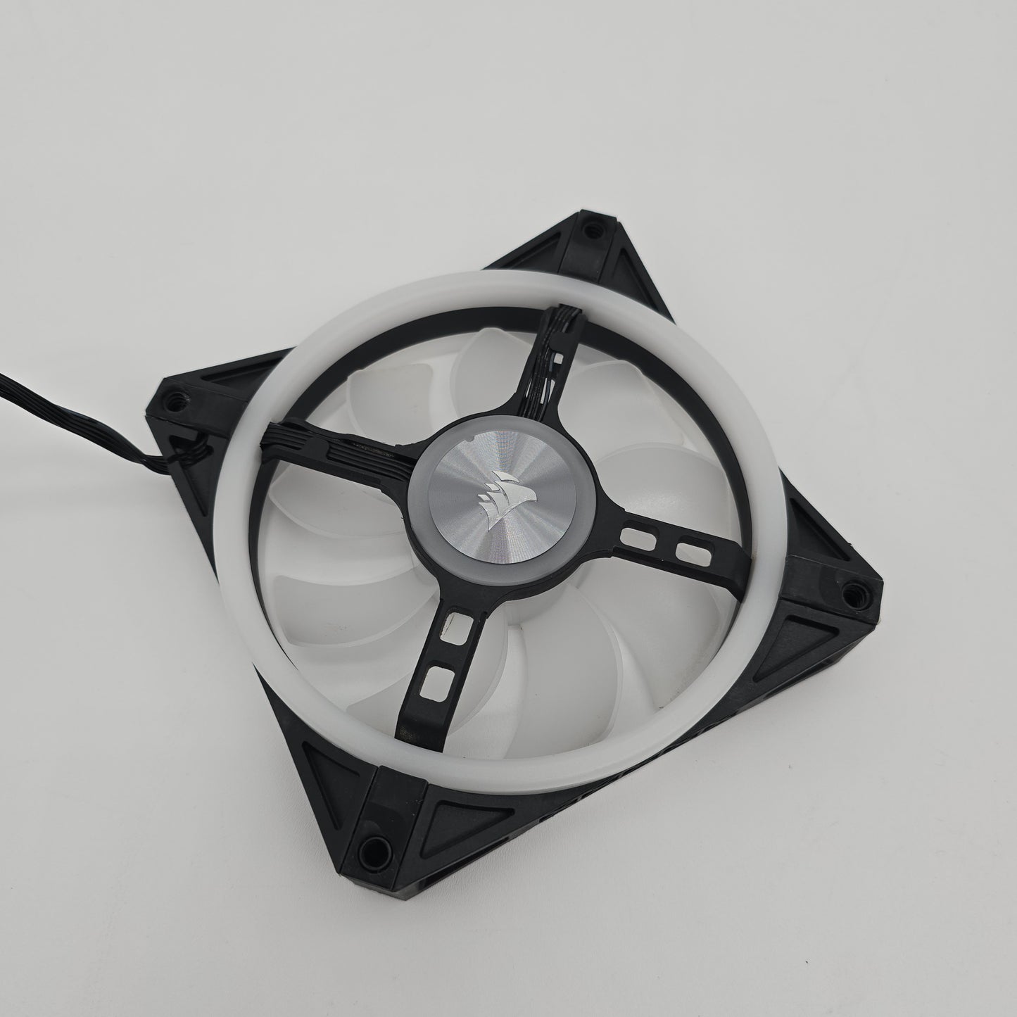 Corsair QL120 Black RGB Fan, Corsair iCUE, 120mm RGB PWM Fan, Single Fan