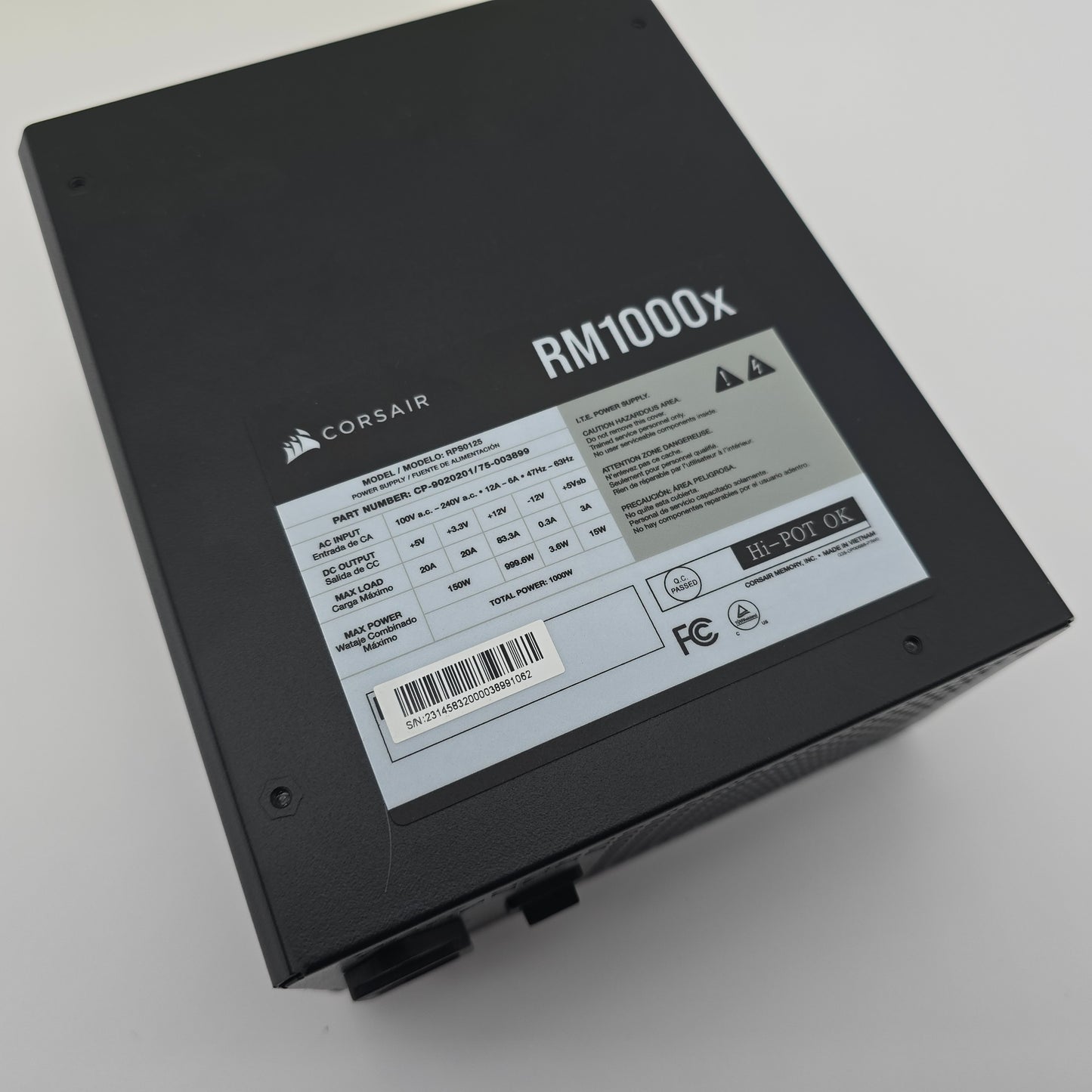 Corsair RM1000X 1000W PSU Power Supply 80+ Gold Fully Modular