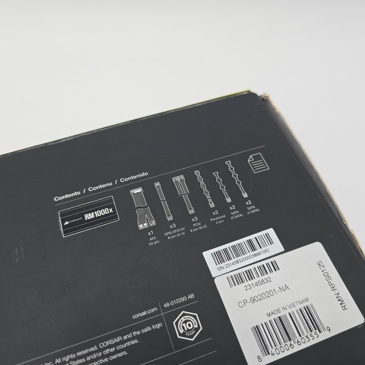 Corsair RM1000X 1000W PSU Power Supply 80+ Gold Fully Modular