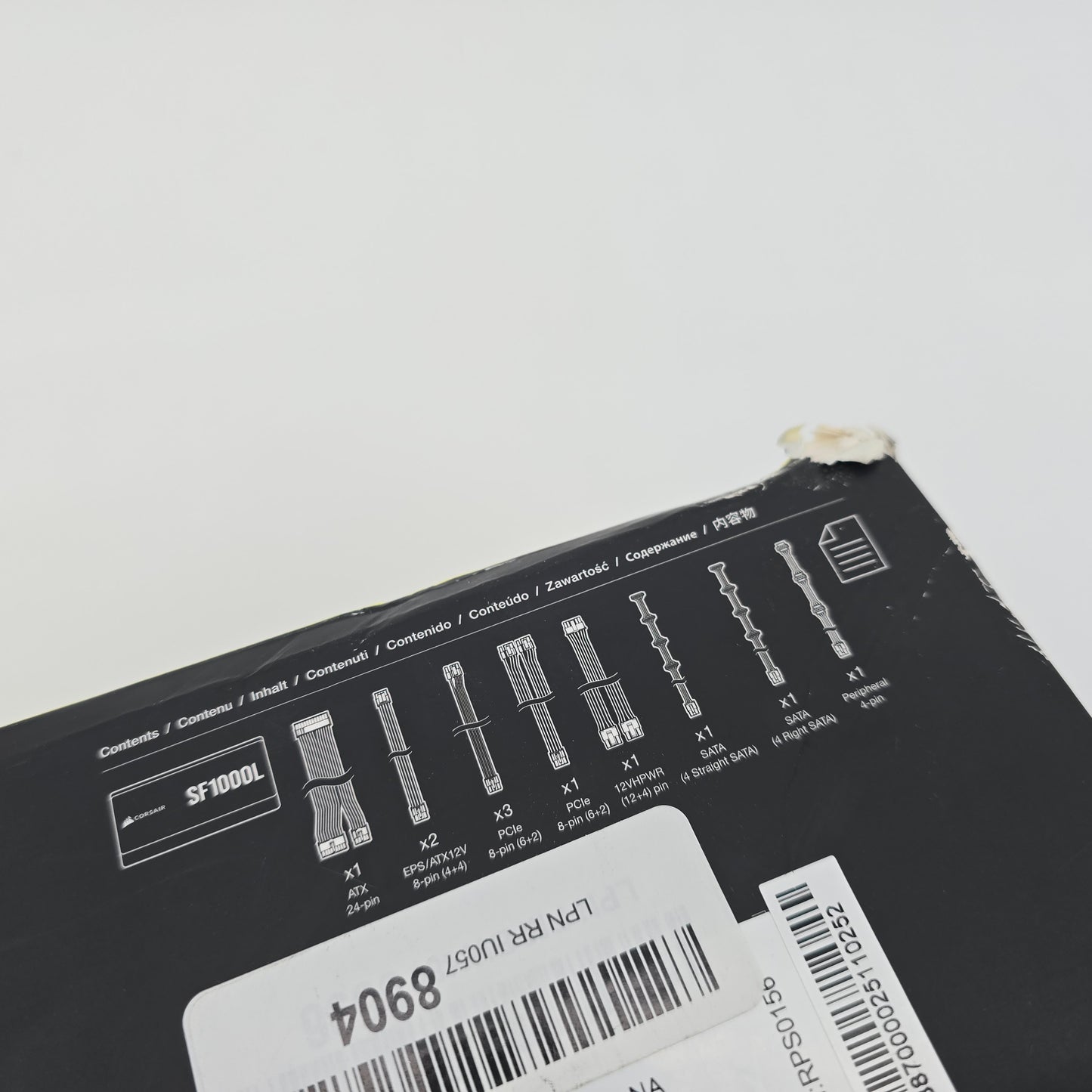 Corsair SF1000L SFX Power Supply, 1000W 80+ Gold PCIe 5.0 PC Gaming Power Supply PSU