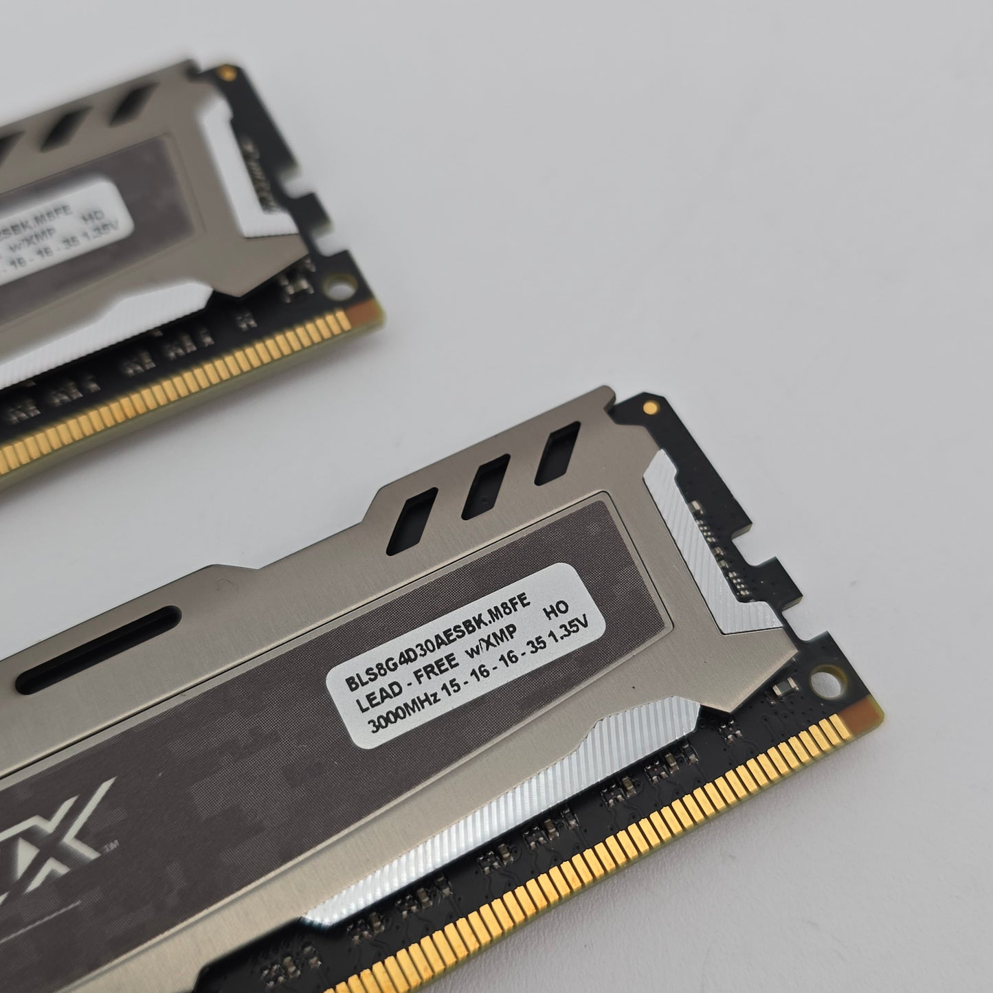 16GB DDR4 RAM 3000MHz, 2x8GB Ballistix Grey CL15-16-16-35