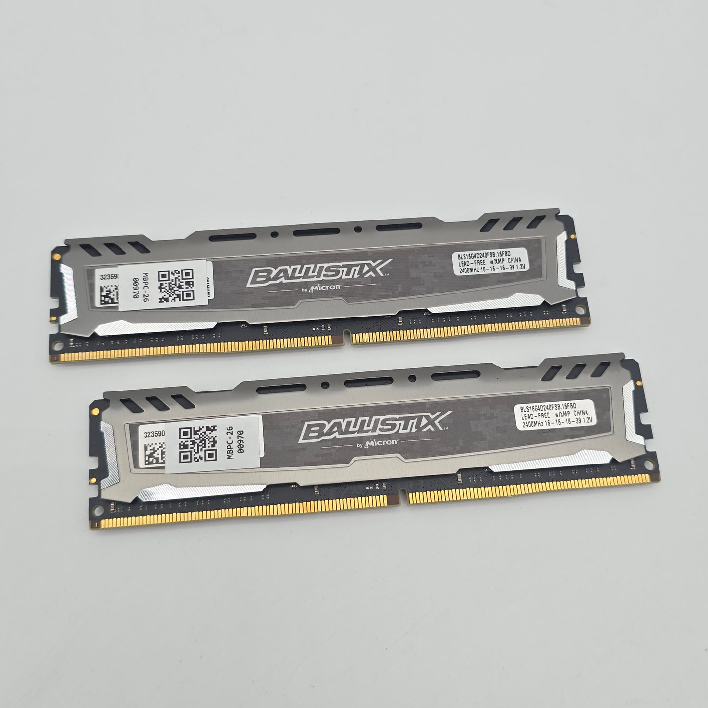 Crucial Ballistix Sport LT 32GB DDR4, 2400MHz, CL16-16-16-39, Desktop Gaming Memory RAM (2x16GB)