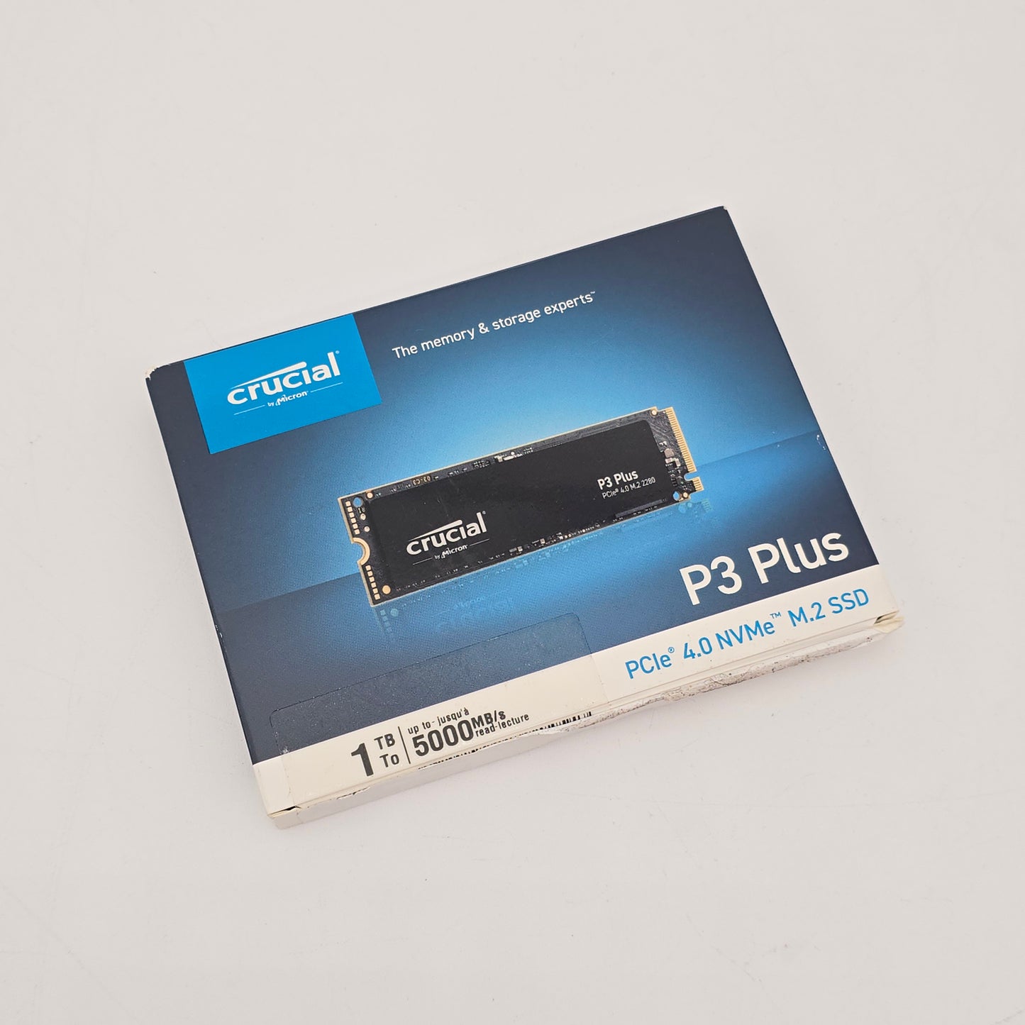Crucial P3 Plus 1TB NVMe SSD, New Open Box