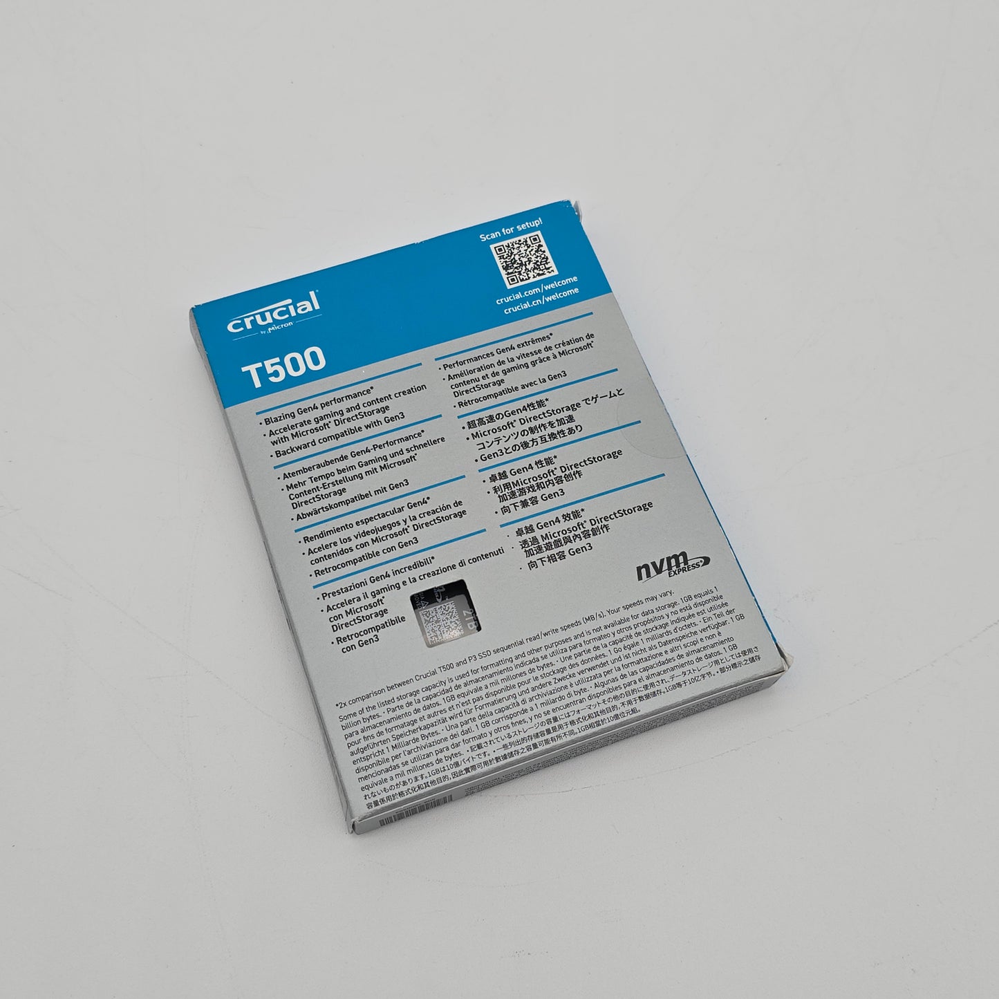 Crucial T500 Pro 2TB, NVMe SSD Gen 4 PCIe, 7400MB/s