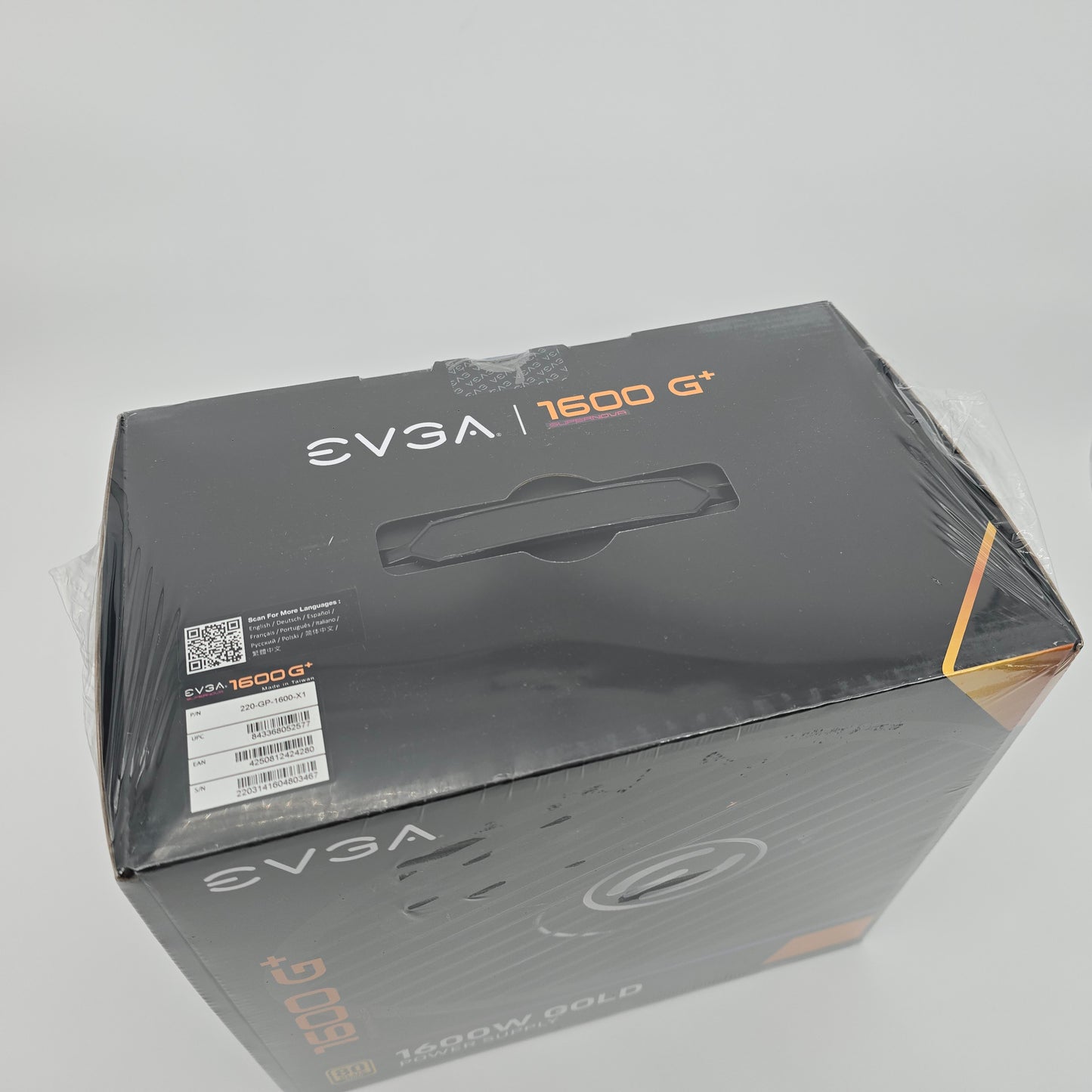 1600W EVGA Supernova 1600 G+, Fully Modular 80+ Gold Gaming Power Supply PSU