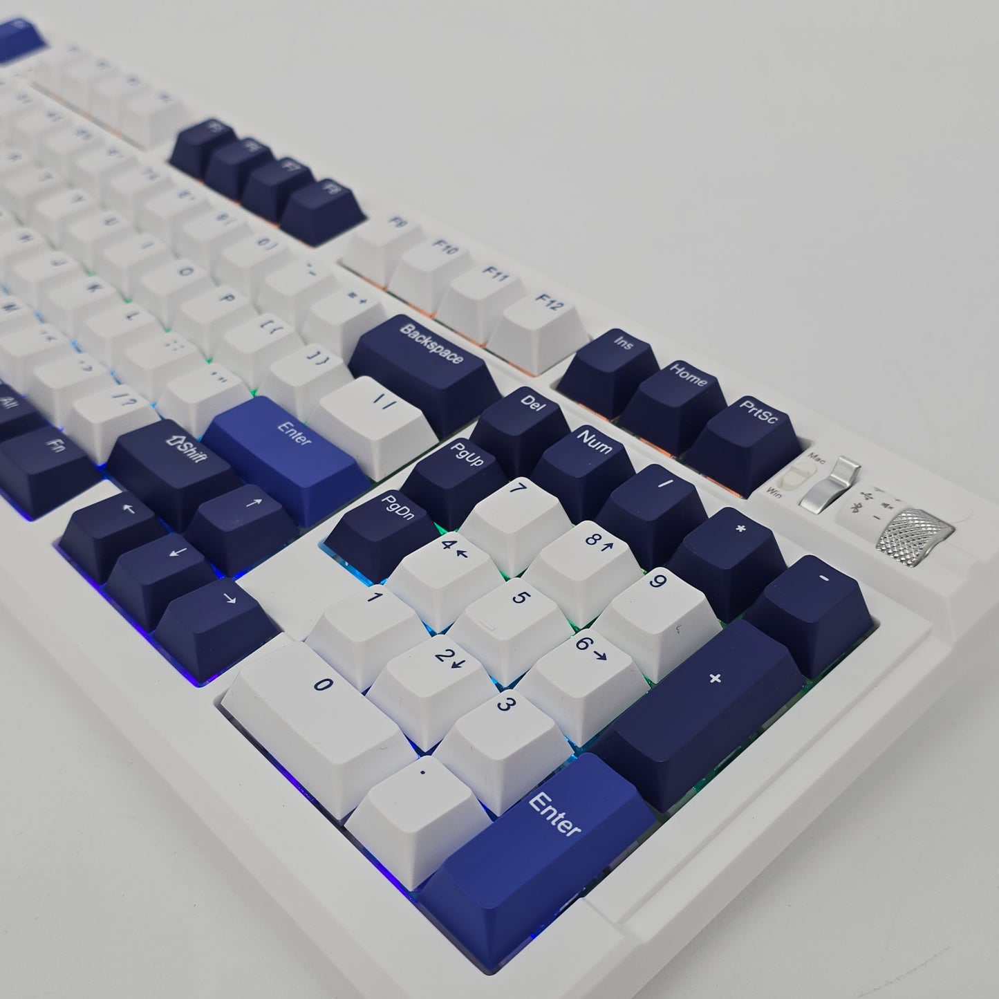 EWEADN X99 Mechanical Gaming Keyboard Wireless, PBT Double-Shot Keycaps