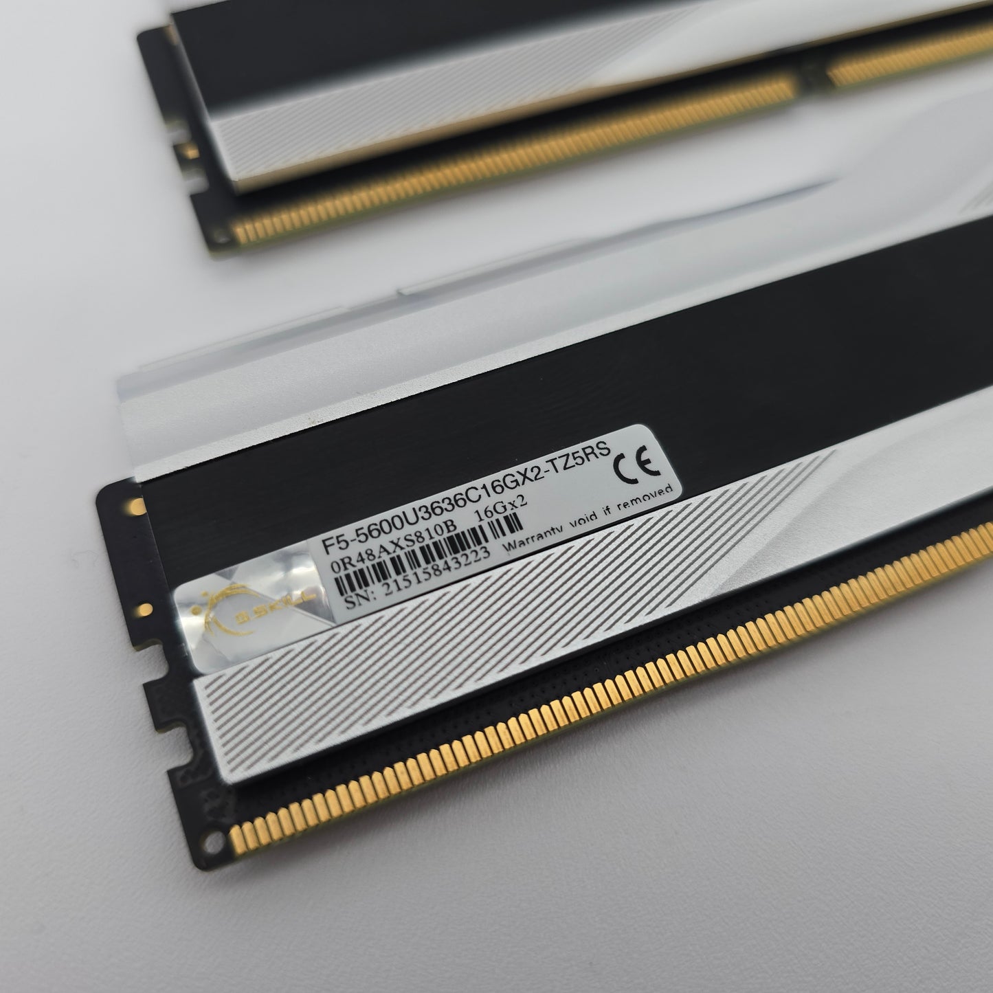 32GB G.Skill TridentZ5 5600MHz RGB DDR5 RAM, CL36-36-36-16, 2x16GB Sticks