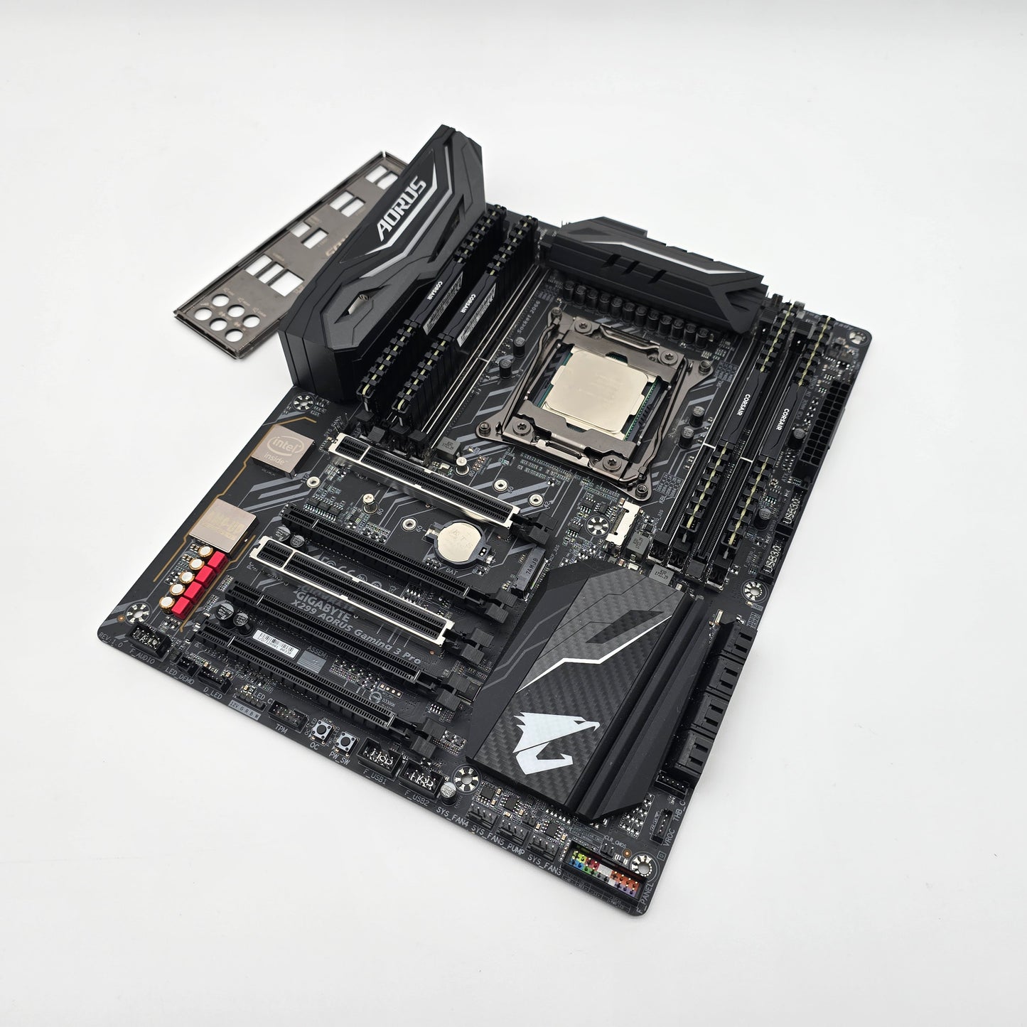 Intel i9-7940X, 64GB DDR4, Gigabyte X299 Aorus Gaming 3 Pro, CPU+Mobo+RAM Gaming/Workstation Combo