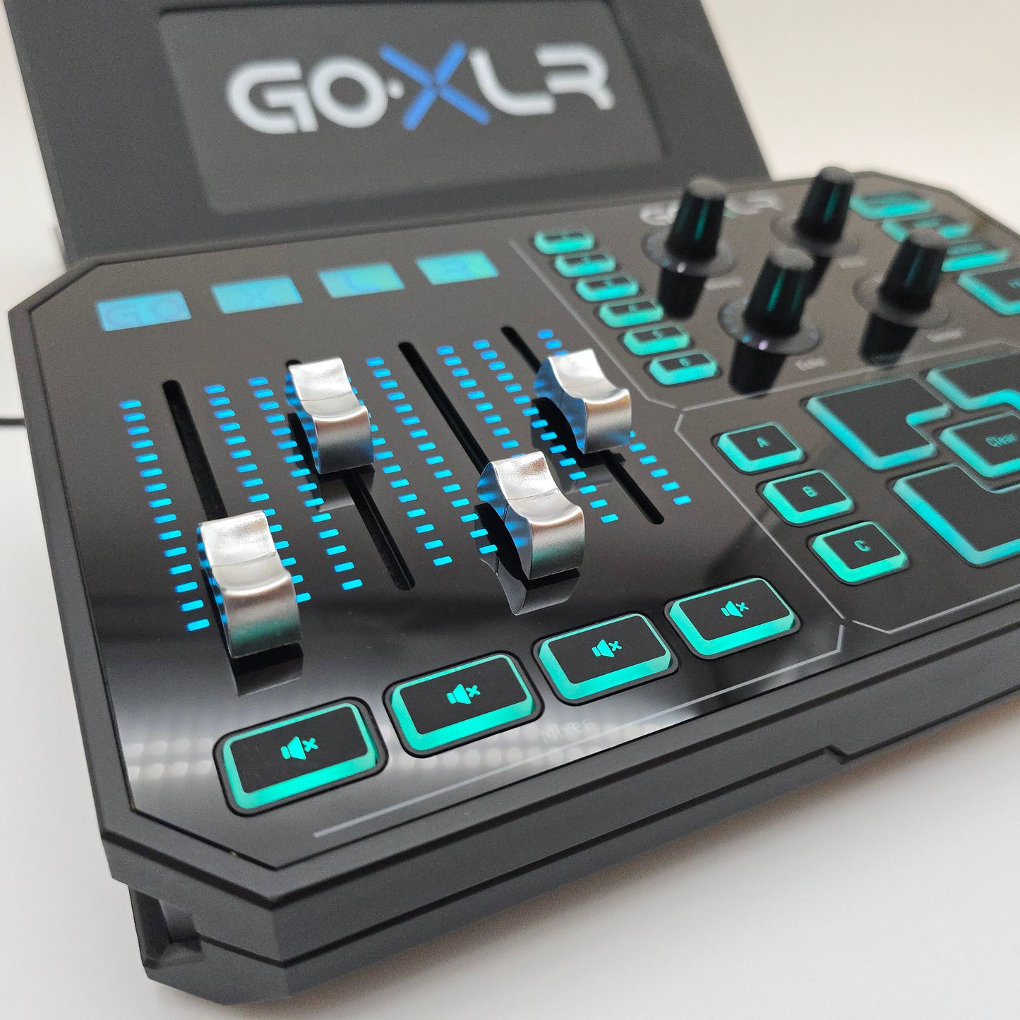 GoXLR TC-Helicon Streaming and Broadcasting Platform, 4-Channel Mixer, Motorized Faders, RGB Sound Board