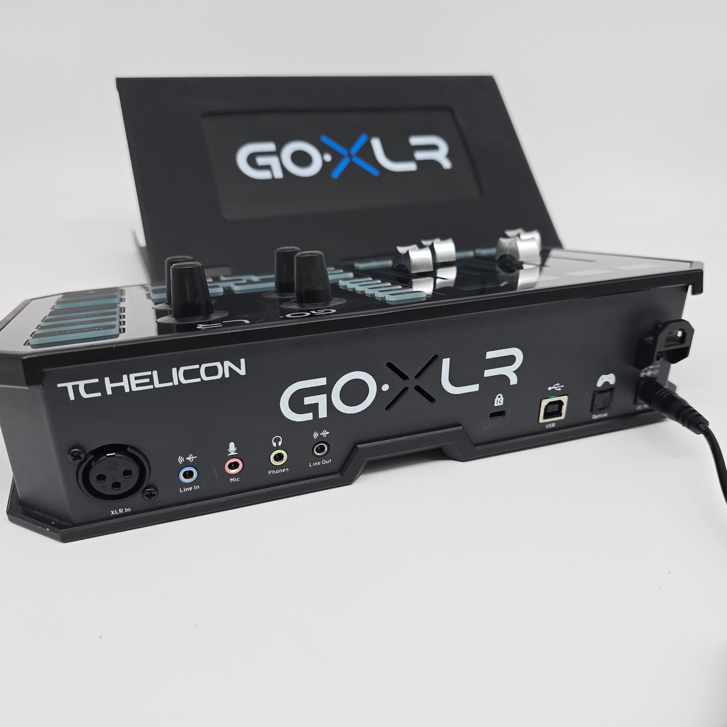 GoXLR TC-Helicon Streaming and Broadcasting Platform, 4-Channel Mixer, Motorized Faders, RGB Sound Board