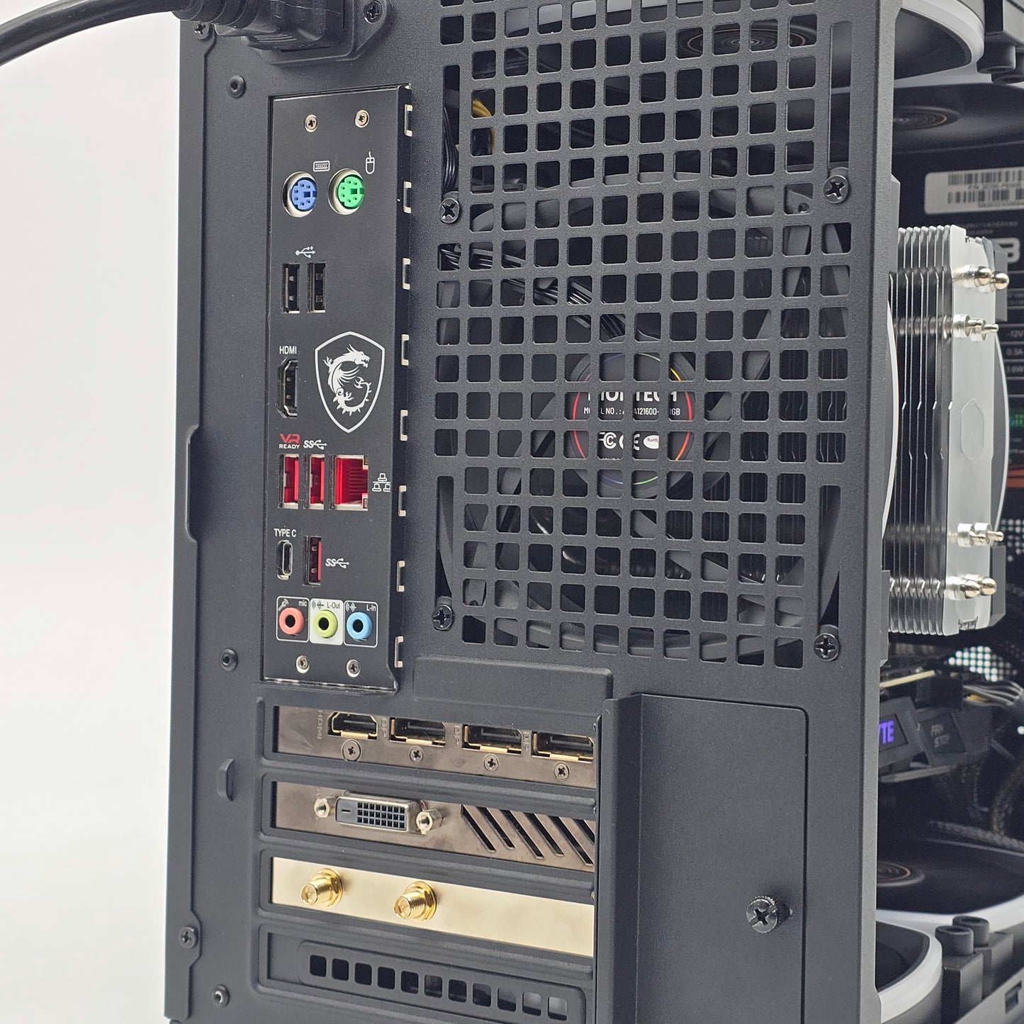 GTX 1070 Ti, Intel 9600KF, 1TB NVMe, 32GB DDR4 RAM, Custom Micro-ATX Gaming PC