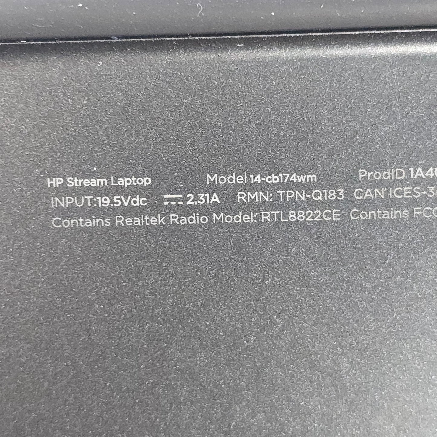 HP Stream Laptop, Intel Celeron N4020, 14" Screen, 64GB eMMC, 4GB RAM