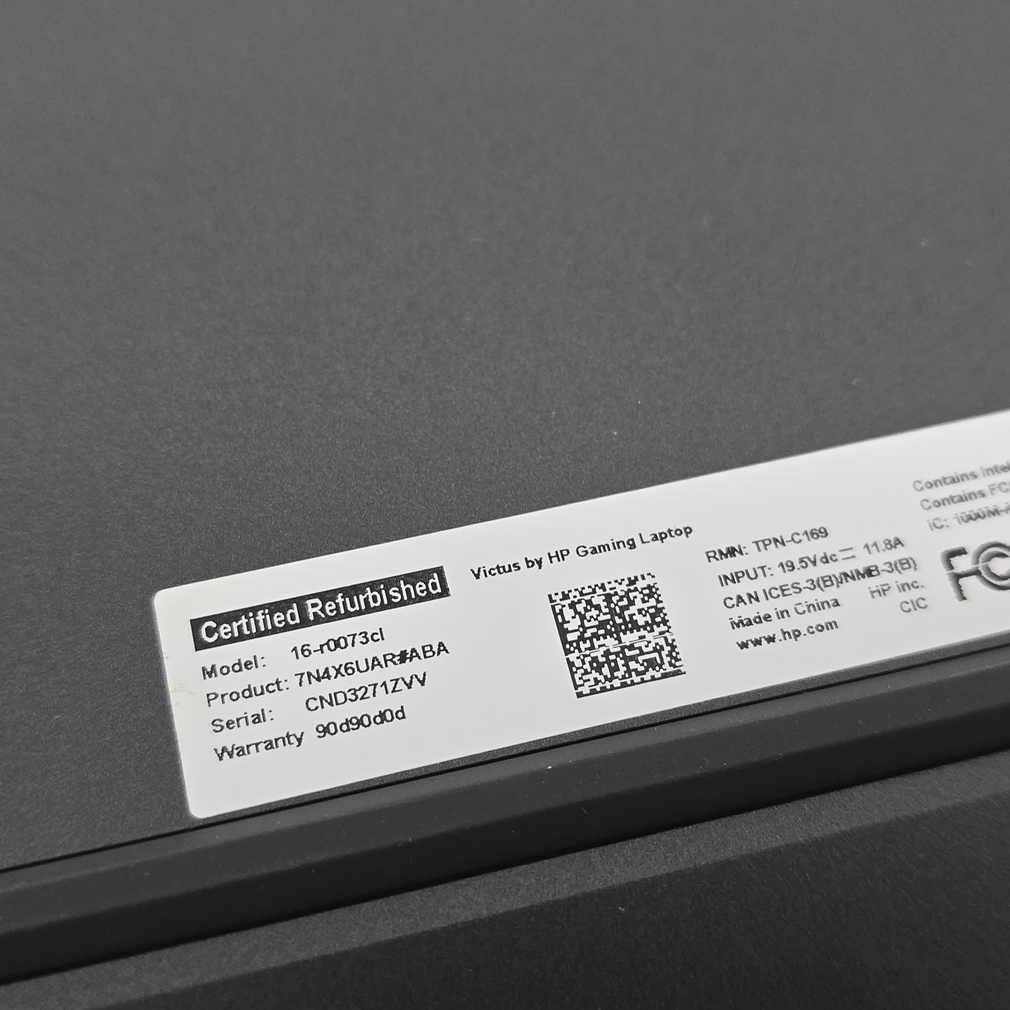 HP Victus Gaming Laptop 16, RTX 4060, Intel i7-13700HX, 32GB DDR5, 144Hz FHD 16" Screen