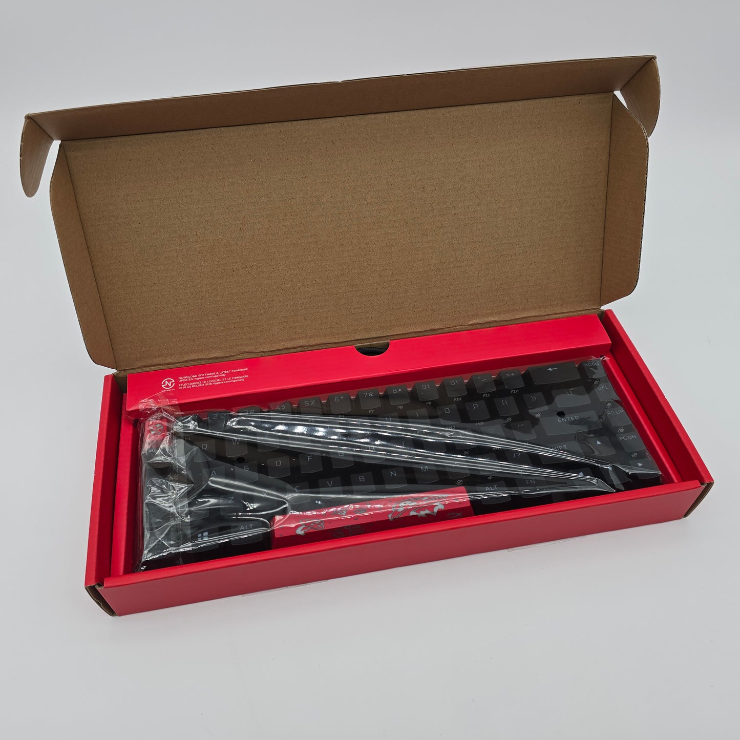 HyperX Alloy Origins 65 Mechanical Gaming Keyboard, RGB, Red Linear Switches,