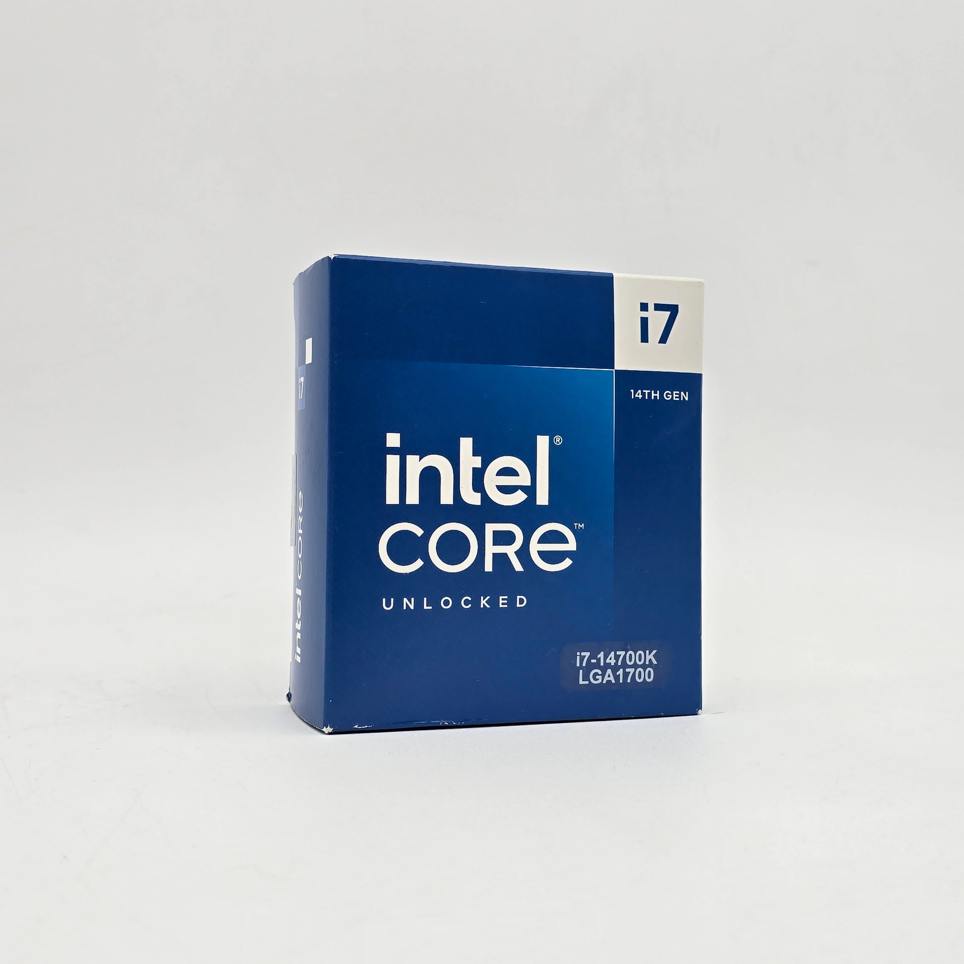 Intel Core i7 processor box on a white background