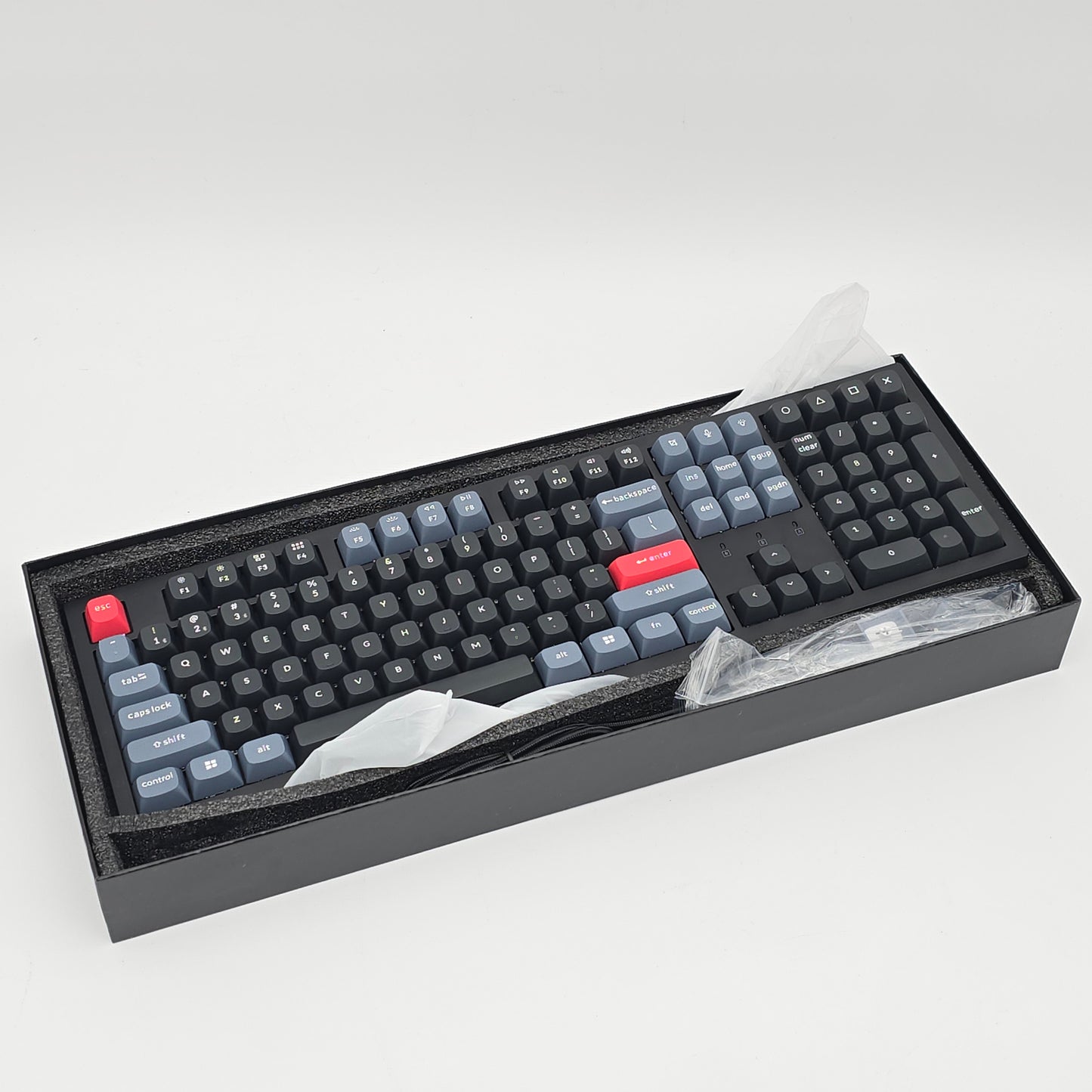 Keychron K10 Pro Mechanical Gaming Keyboard w/ Red Linear Switches, Full Size Keyboard