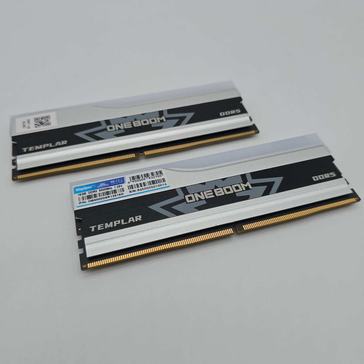 KingSpec Templar One Boom 32GB DDR5, 6000MHz, Desktop Gaming Memory RAM (2x16GB)