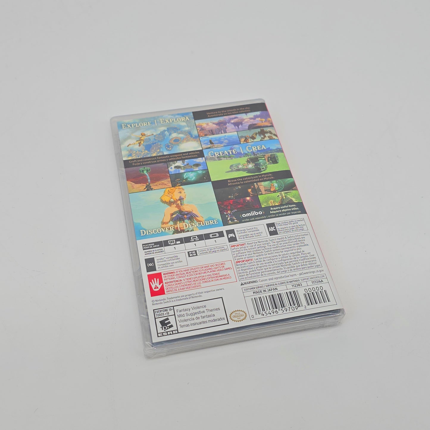 Legend of Zelda Tears of the Kingdom for Nintendo Switch, New Sealed