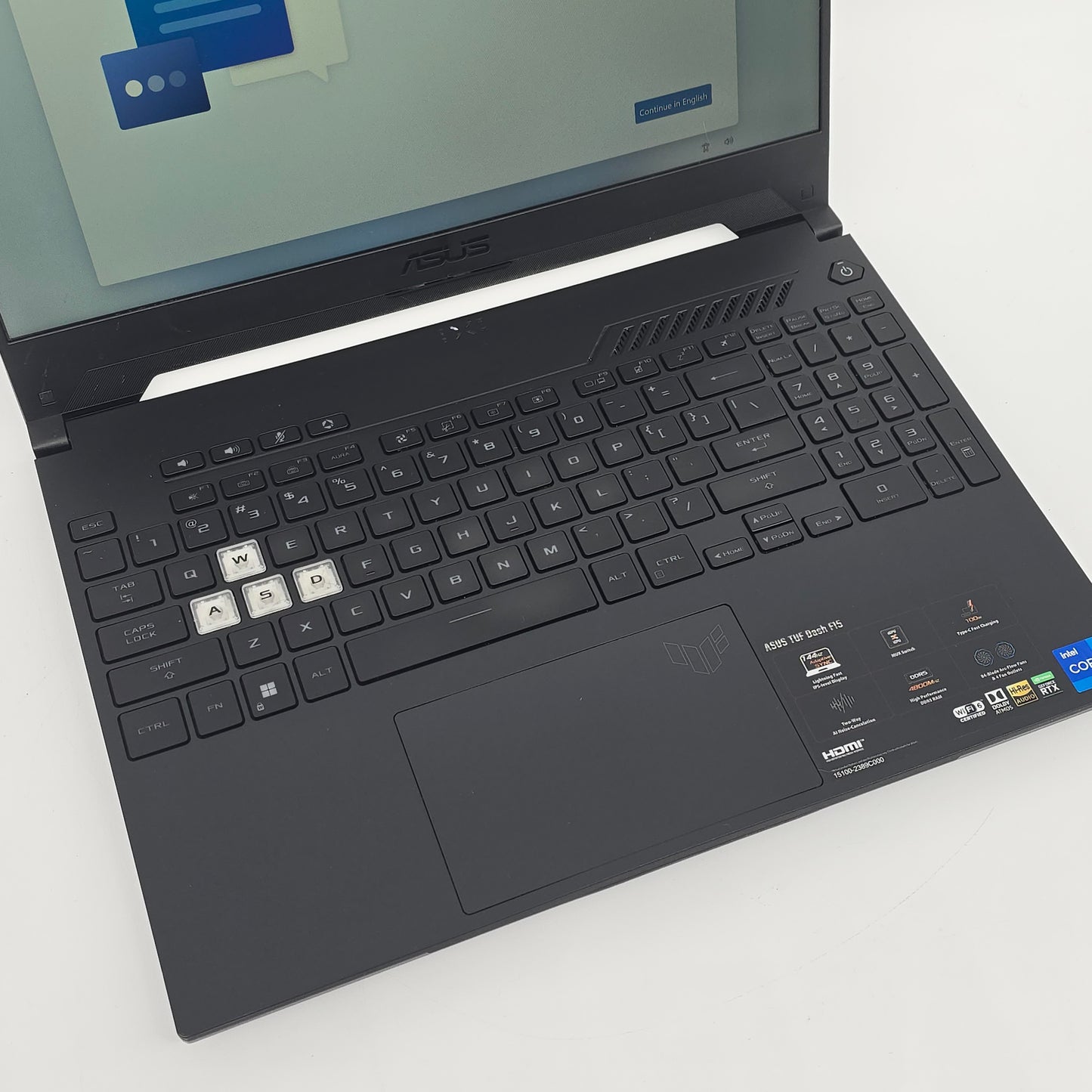ASUS TUF DASH F15, RTX 3070, Intel i7-12650H, 1.5TB NVMe, 144Hz Gaming Laptop
