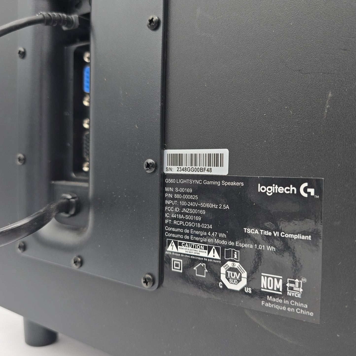 Logitech G560 Lightsync Gaming Speakers for PC