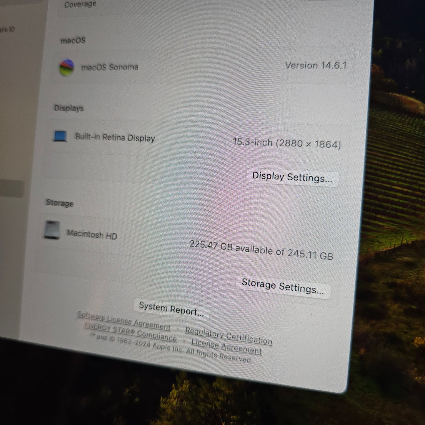 Macbook Air M3 15", 8GB RAM, 256GB, Midnight Blue Laptop