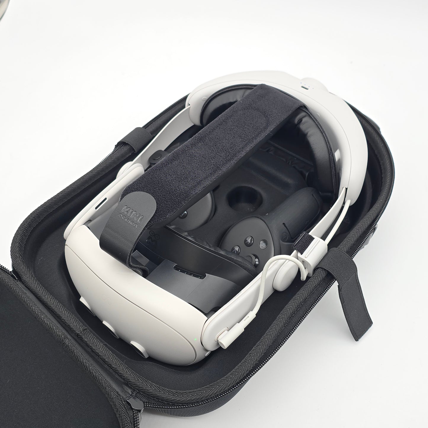 Meta Quest 3 128GB Virtual Reality VR Headset w/ Upgraded Battery Headstrap, Carrying Case