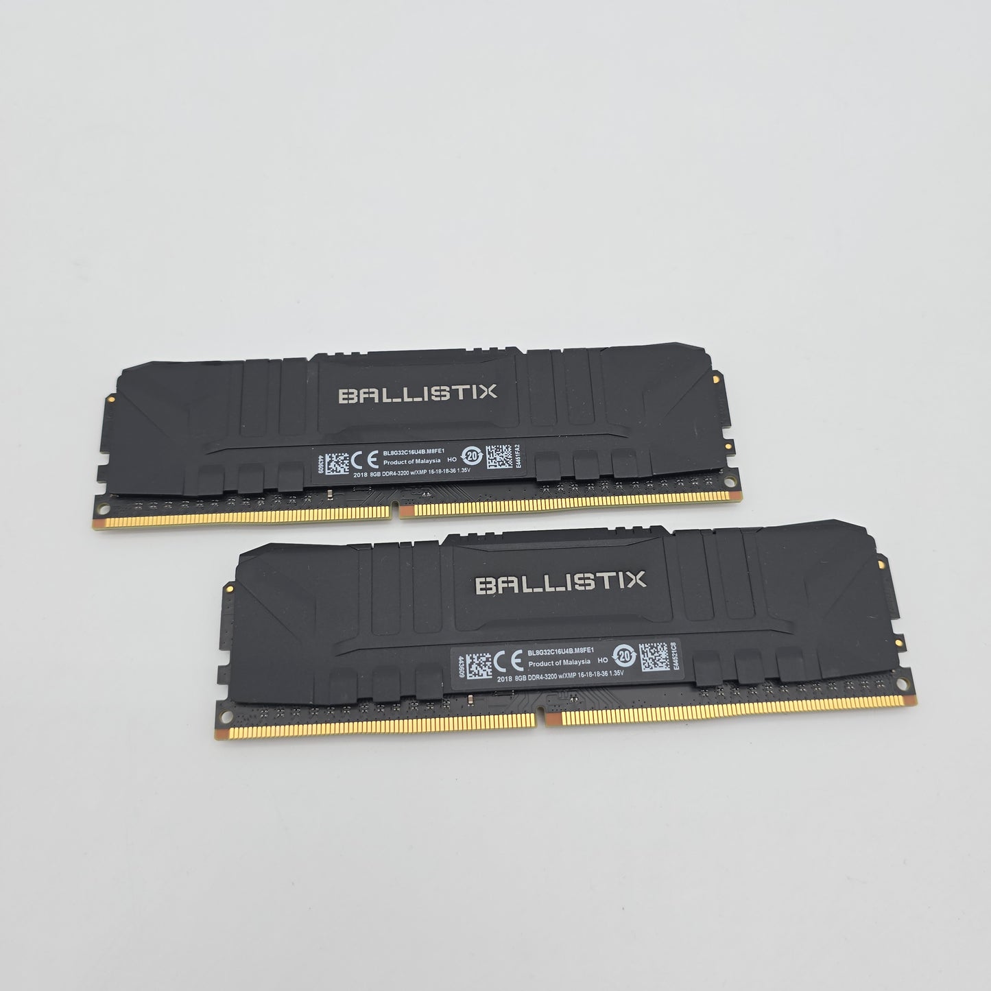 Micron Crucial Ballistix 16GB DDR4, 3200MHz, CL16-18-18-36, Desktop Gaming Memory RAM (2x8GB)
