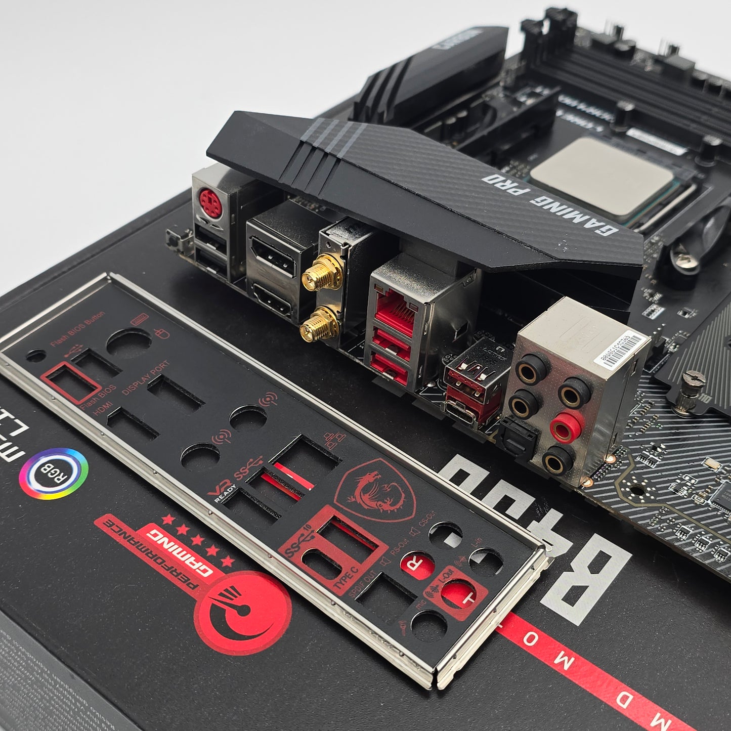 MSI B450 Gaming Pro Carbon AC Motherboard + AMD Ryzen 7 3700X Gaming Processor Combo