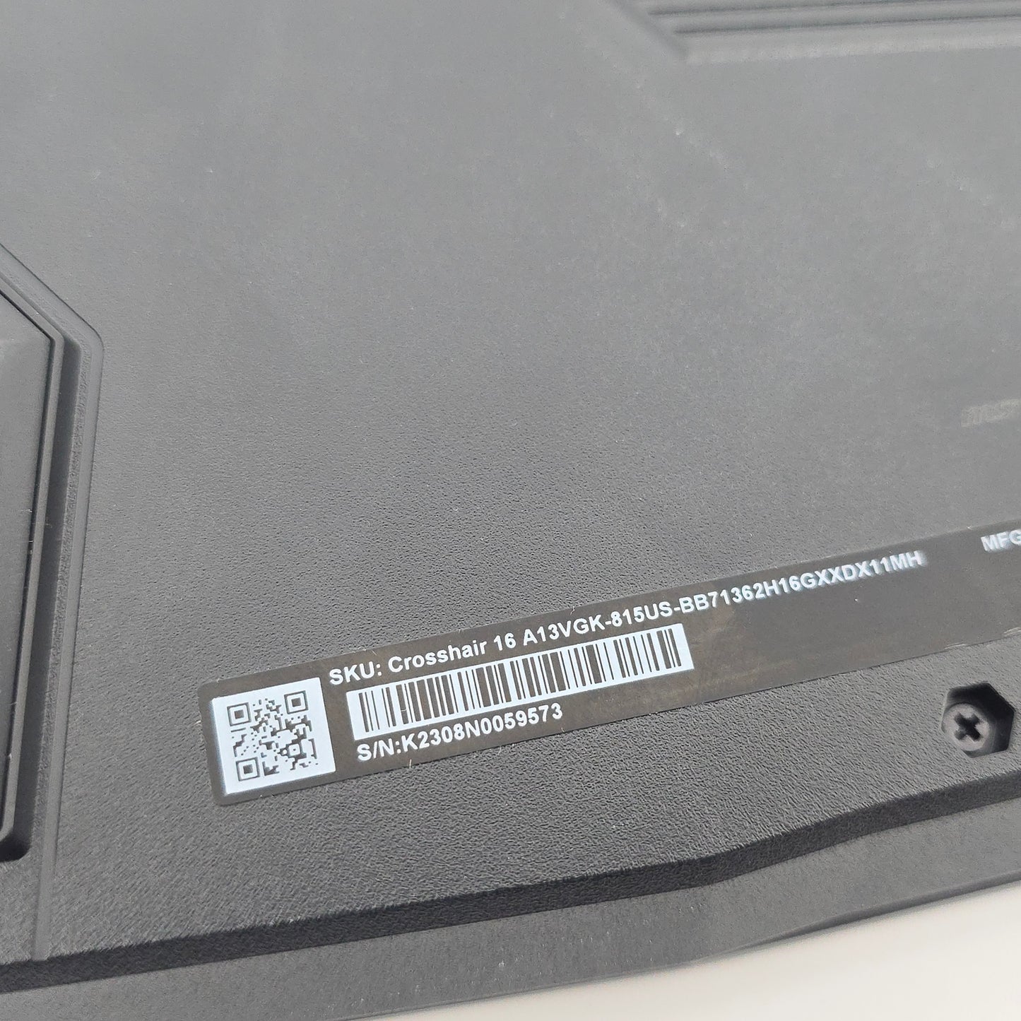 MSI Crosshair 16 Gaming Laptop, RTX 4070, Intel i7-13620H, 16GB RAM, 1TB, 144Hz