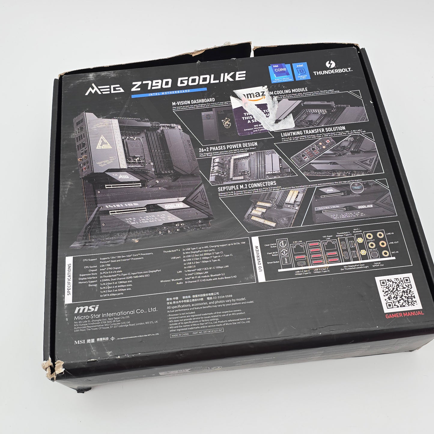 MSI MEG Z790 Godlike Gaming Motherboard, Intel Core i9-14900K Desktop Gaming CPU Combo